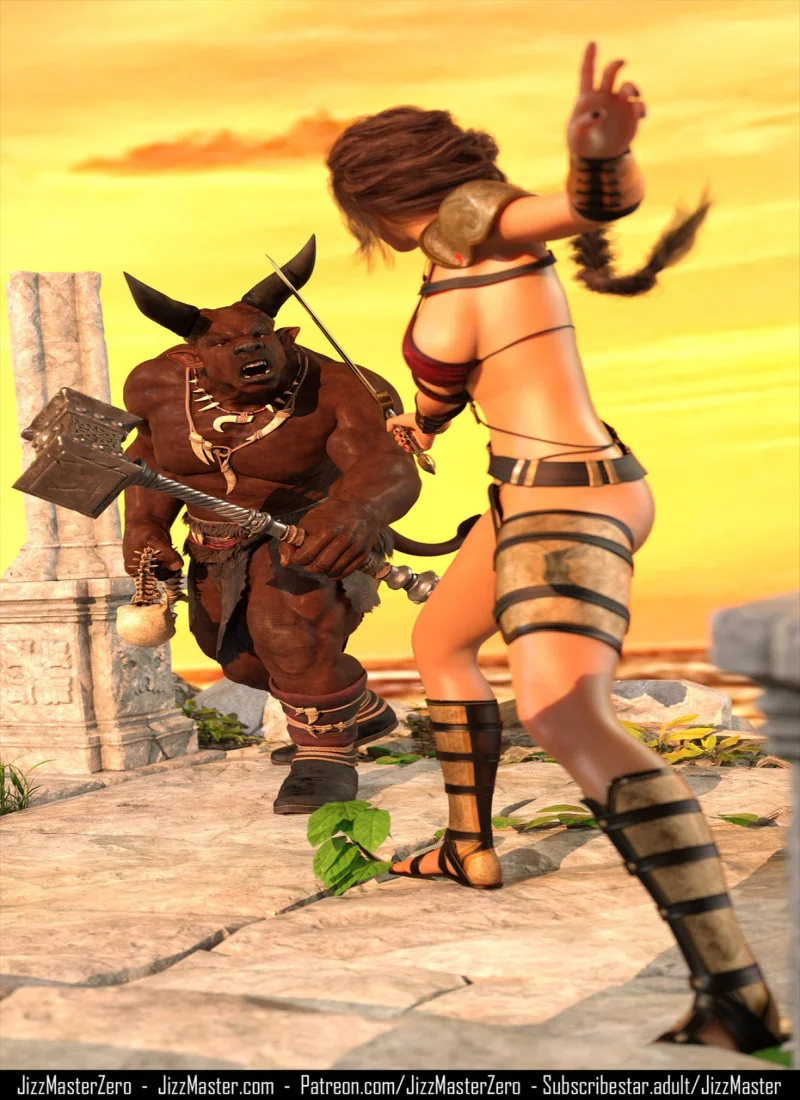 Astraia VS Minotaur [JizzMasterZero] cover