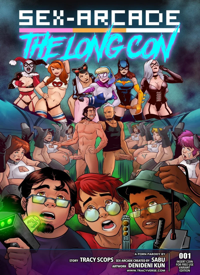 Sex-arcade – The long con [Tracy Scops] cover