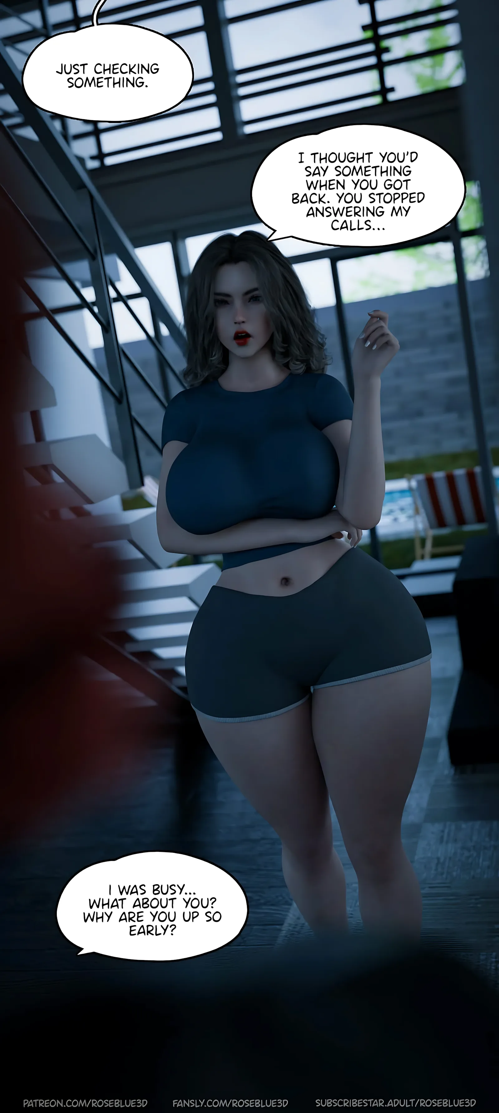 My Neighbor’s Widow 21-56 [RoseBlue3D], 46 . My Neighbor's Widow - Ch.46, page 7 of 130