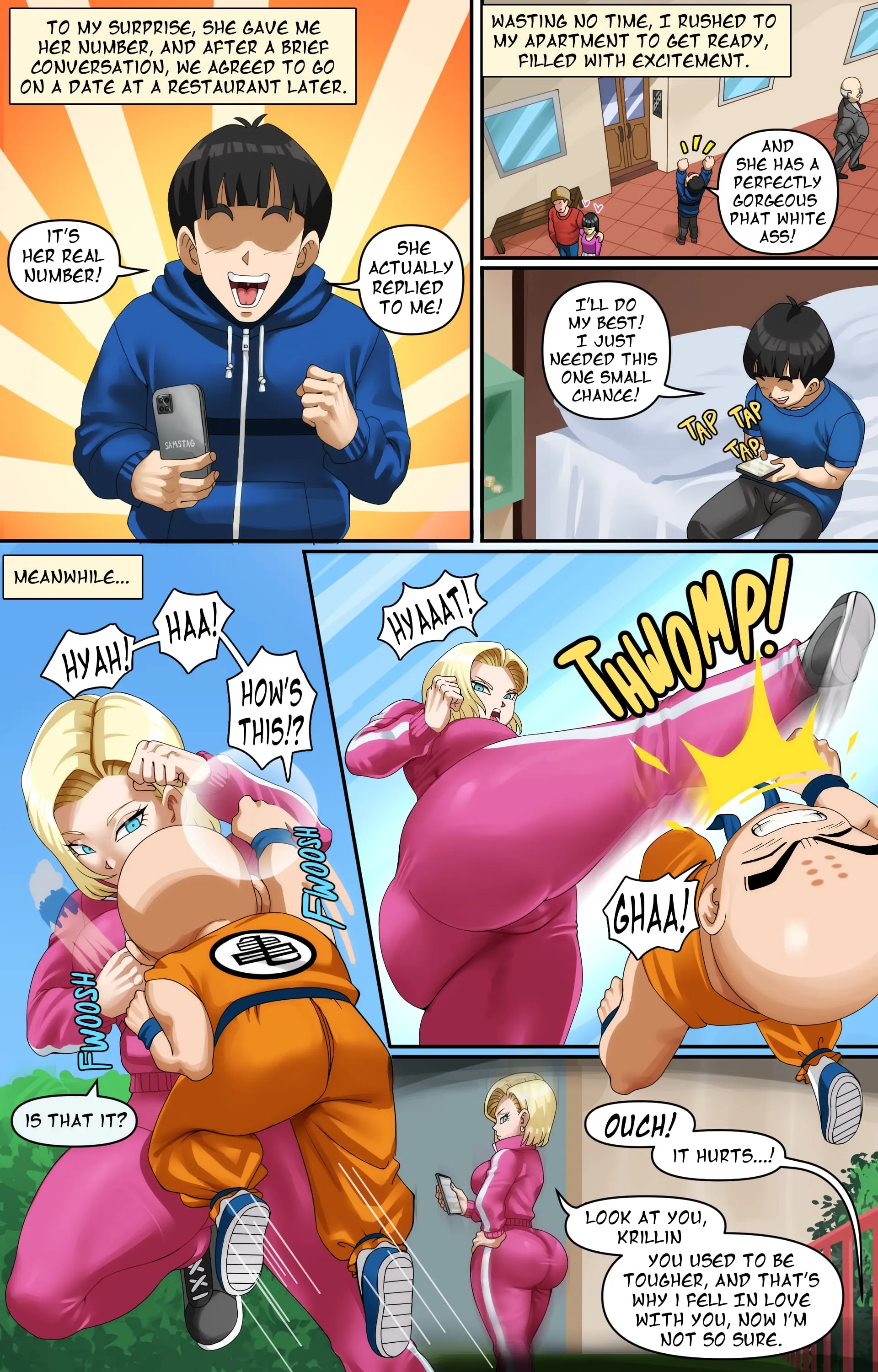 Android 18 NTR [Pink Pawg], 5 . Android 18 NTR - Chapter 5, page 3 of 27