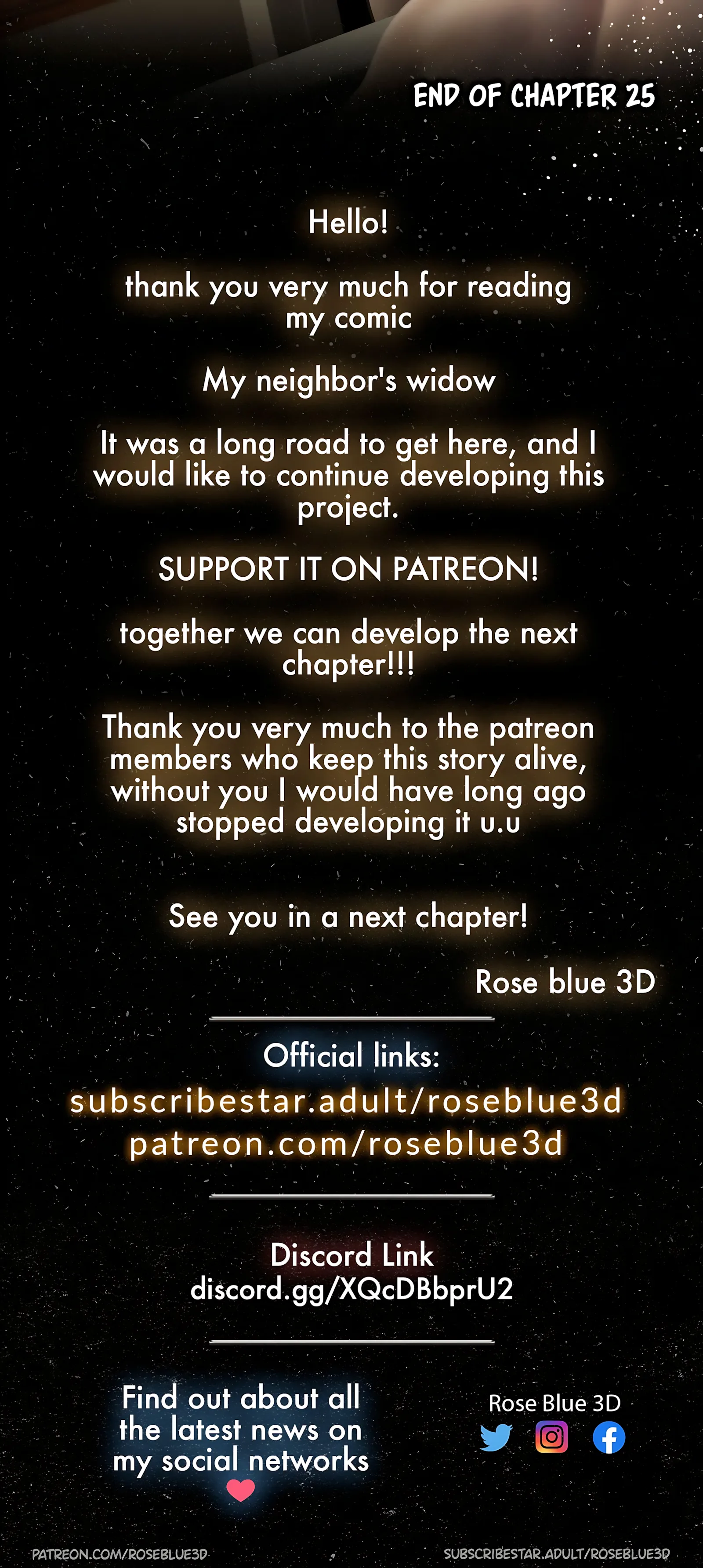 My Neighbor’s Widow 21-56 [RoseBlue3D], 26 . My Neighbor's Widow - Ch.26, page 103 of 103