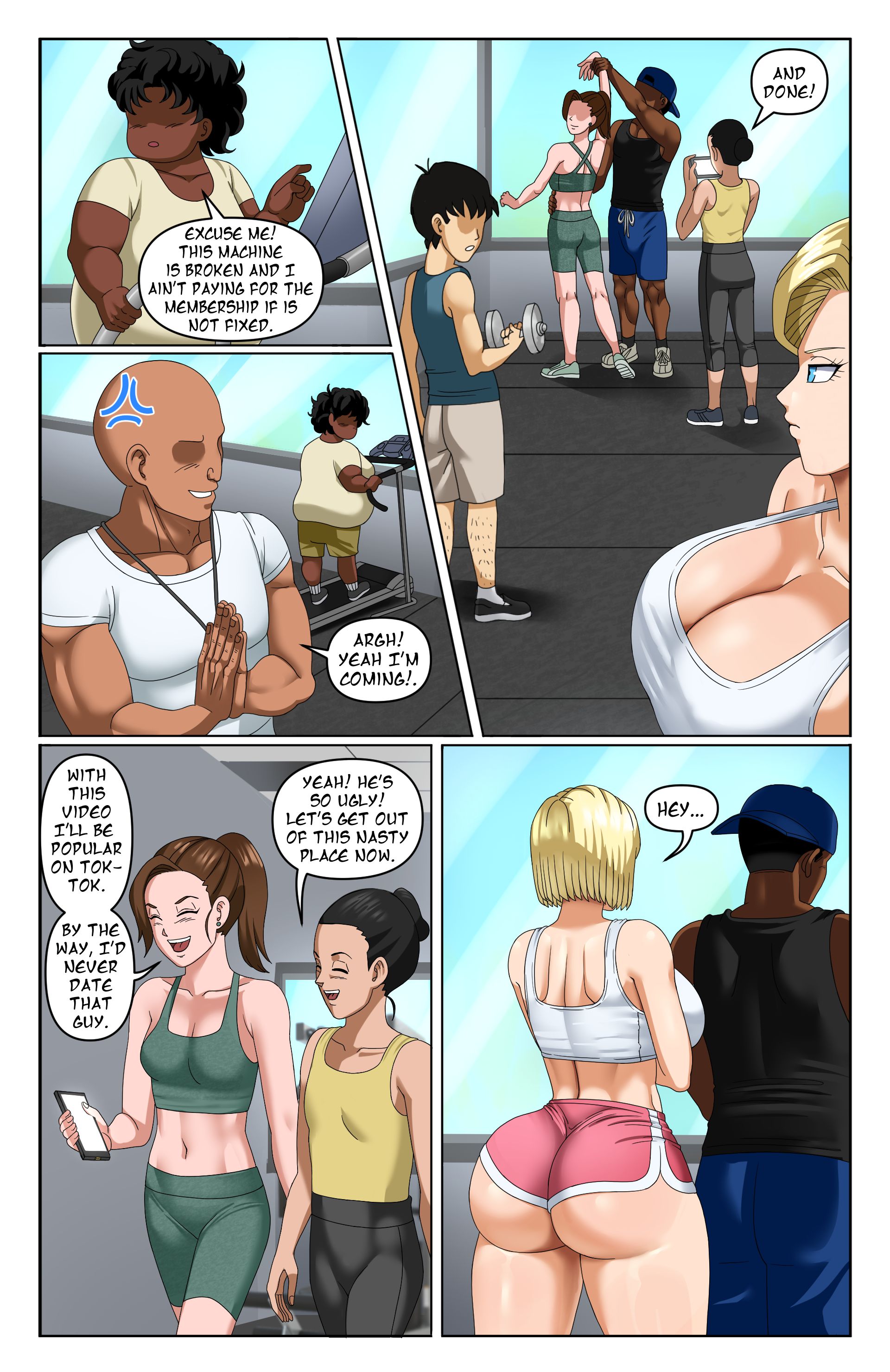 Android 18 NTR [Pink Pawg], 3. Android 18 NTR - Chapter 3 [Pink Pawg], page 4 of 22