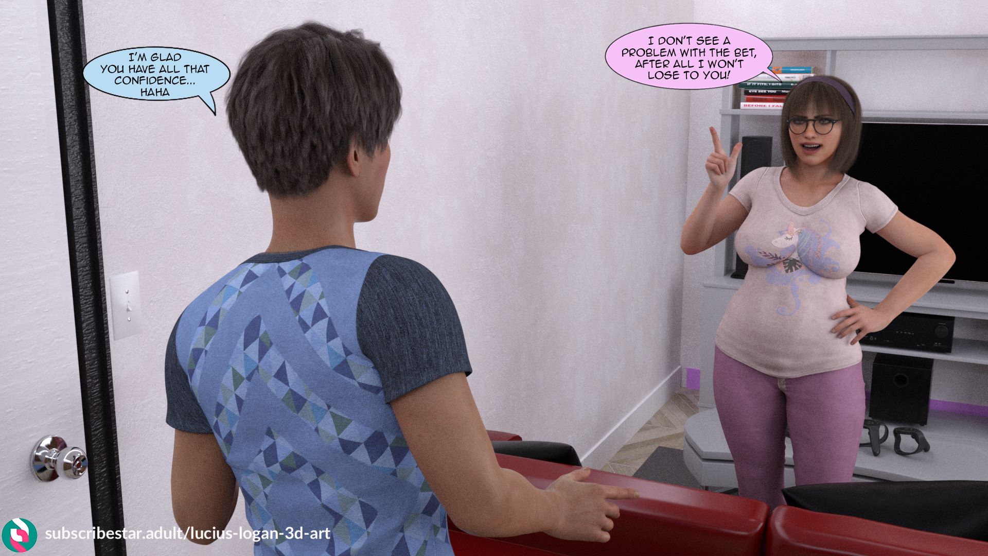 My New Girlfriend [Lucius Logan], My New Girlfriend 1, page 55 of 111