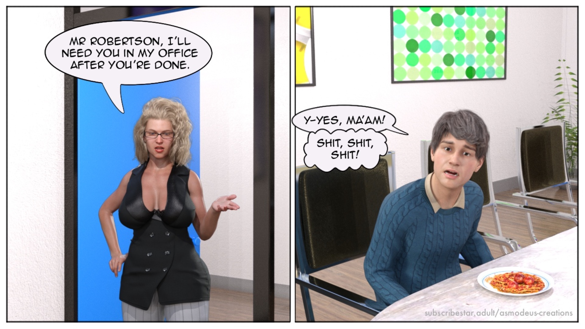 My New Job [Asmodeu], My New Job2, page 13 of 21