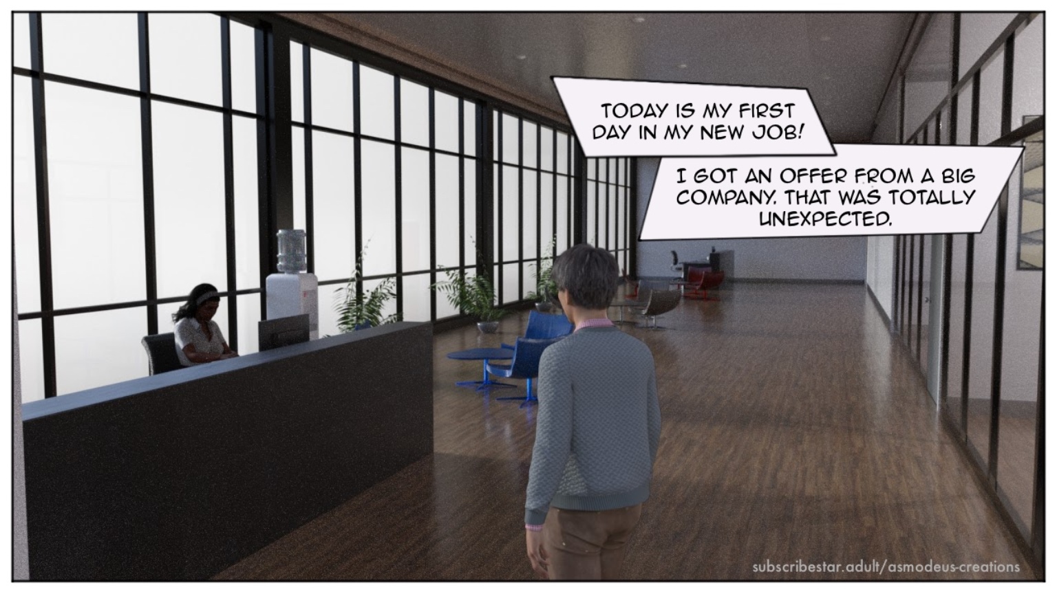 My New Job [Asmodeu], My New Job1, page 2 of 60
