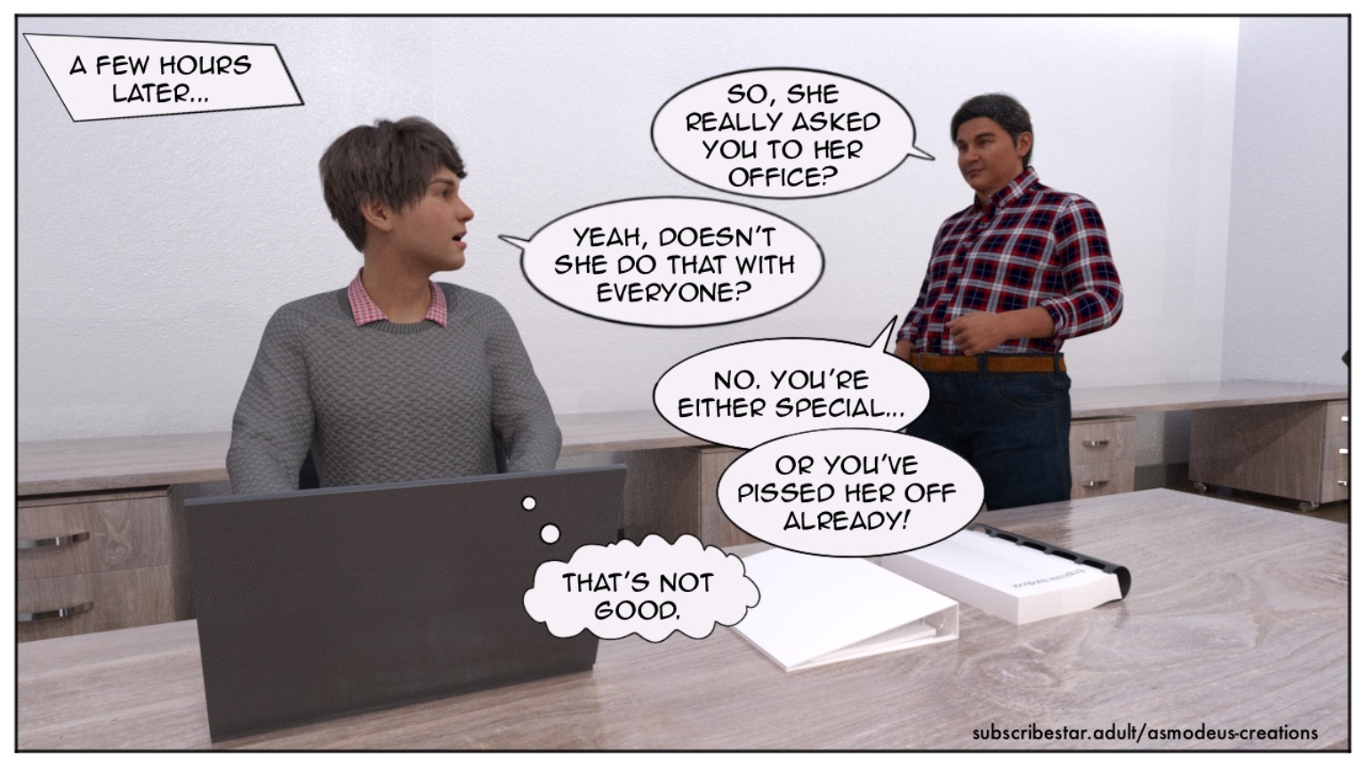My New Job [Asmodeu], My New Job1, page 17 of 60