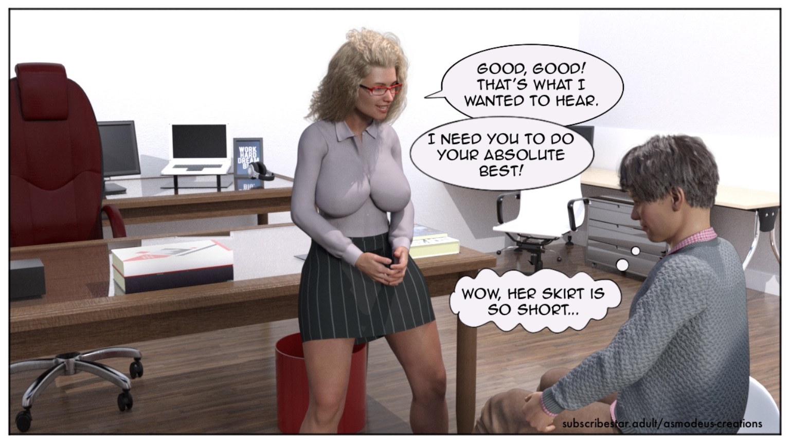My New Job [Asmodeu], My New Job1, page 21 of 60
