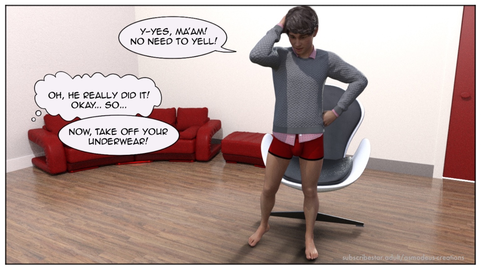 My New Job [Asmodeu], My New Job1, page 33 of 60