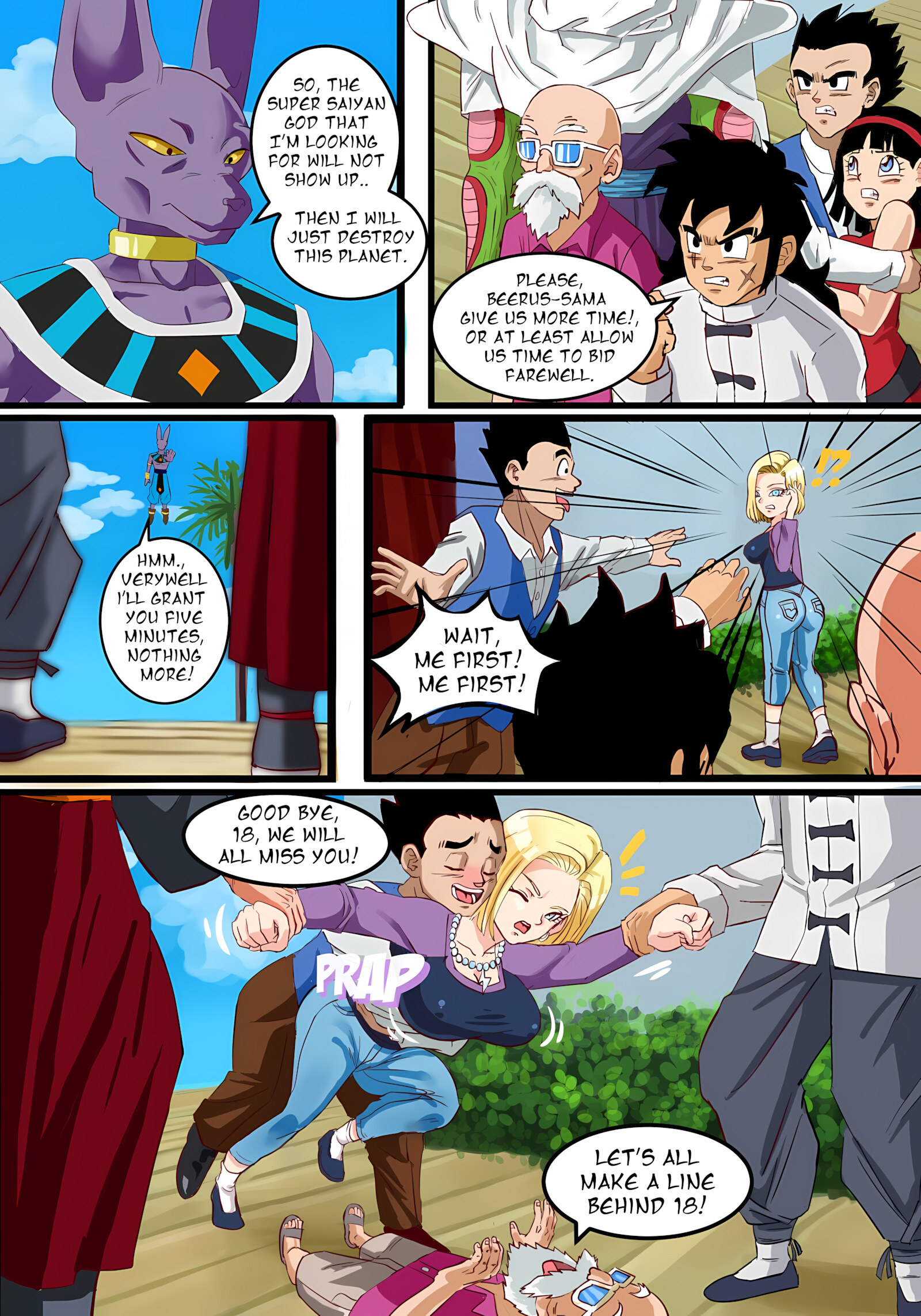 Android 18 – The Goddess Wife [Pink Pawg], Android 18 - The Goddess Wife, page 2 of 14