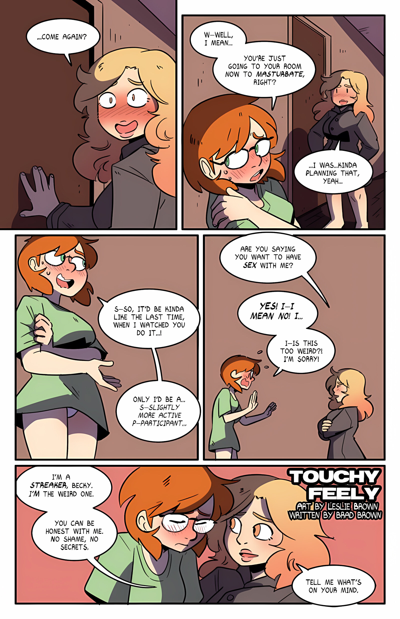 Night Walk [Tissue Box], Touchy Feely 3, page 1 of 16