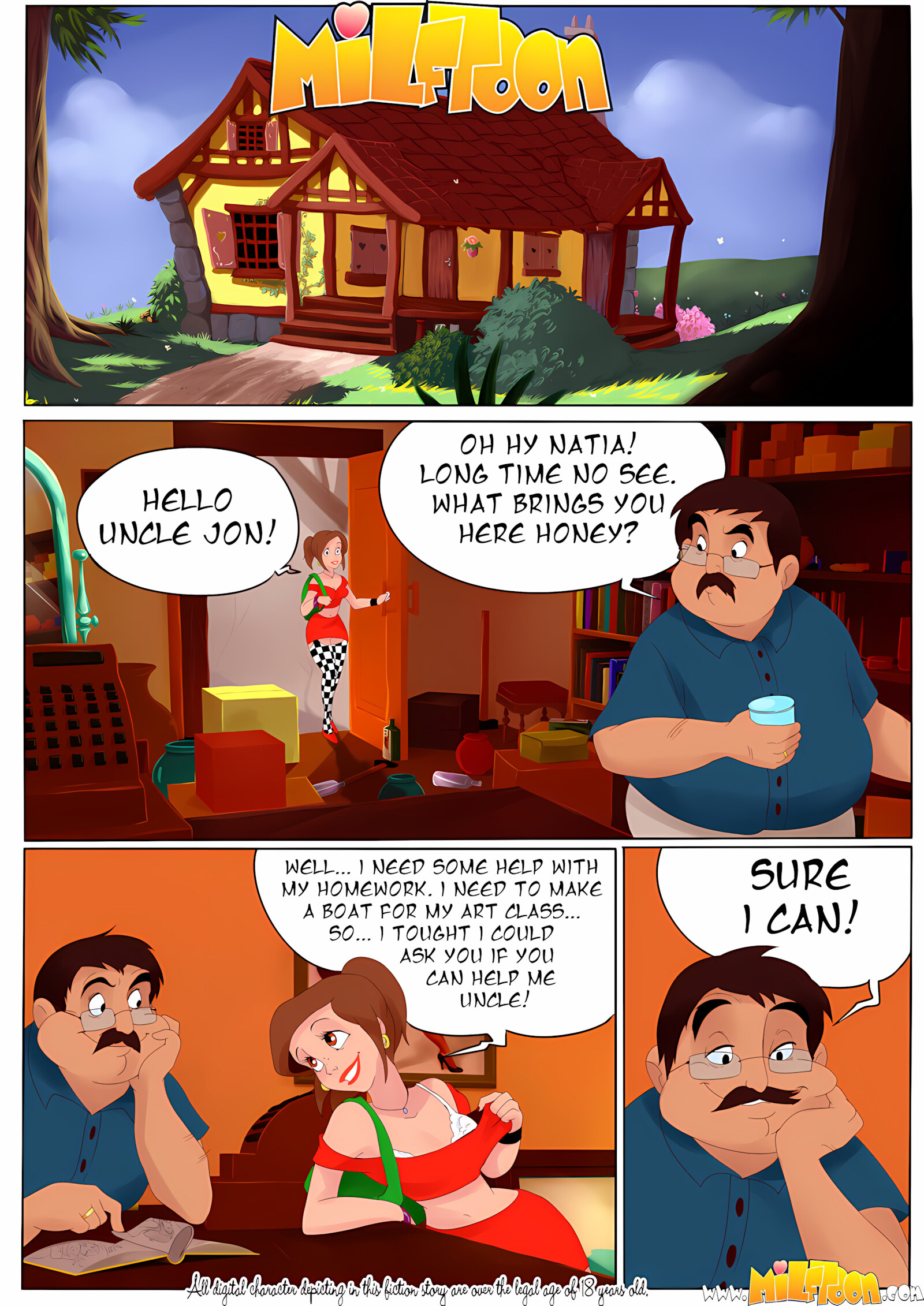 Nympho [Milftoon], Nympho 2, page 1 of 20