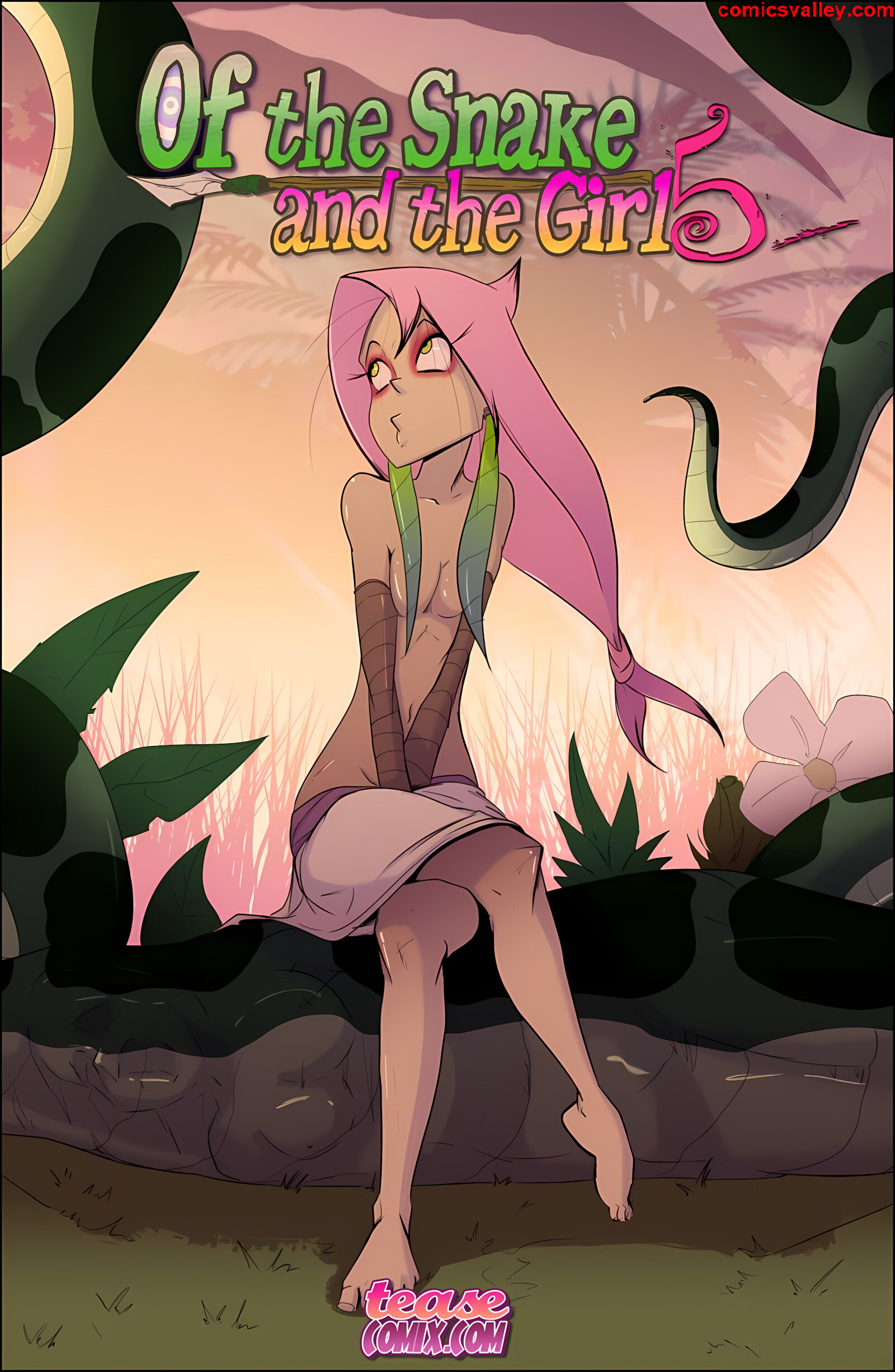 Of The Snake And The Girl [Tease Comix], Of The Snake and The Girl 5 - Fixxxer, page 1 of 30