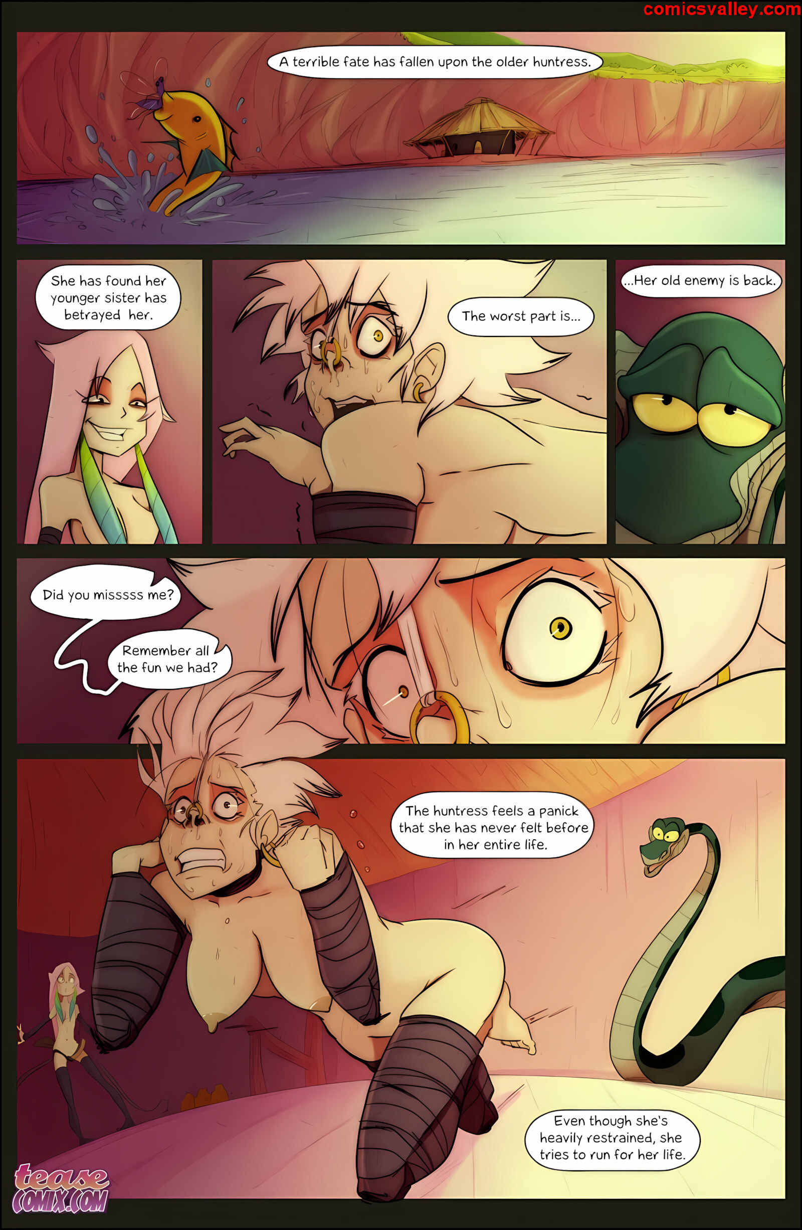 Of The Snake And The Girl [Tease Comix], Of The Snake and The Girl 5 - Fixxxer, page 2 of 30