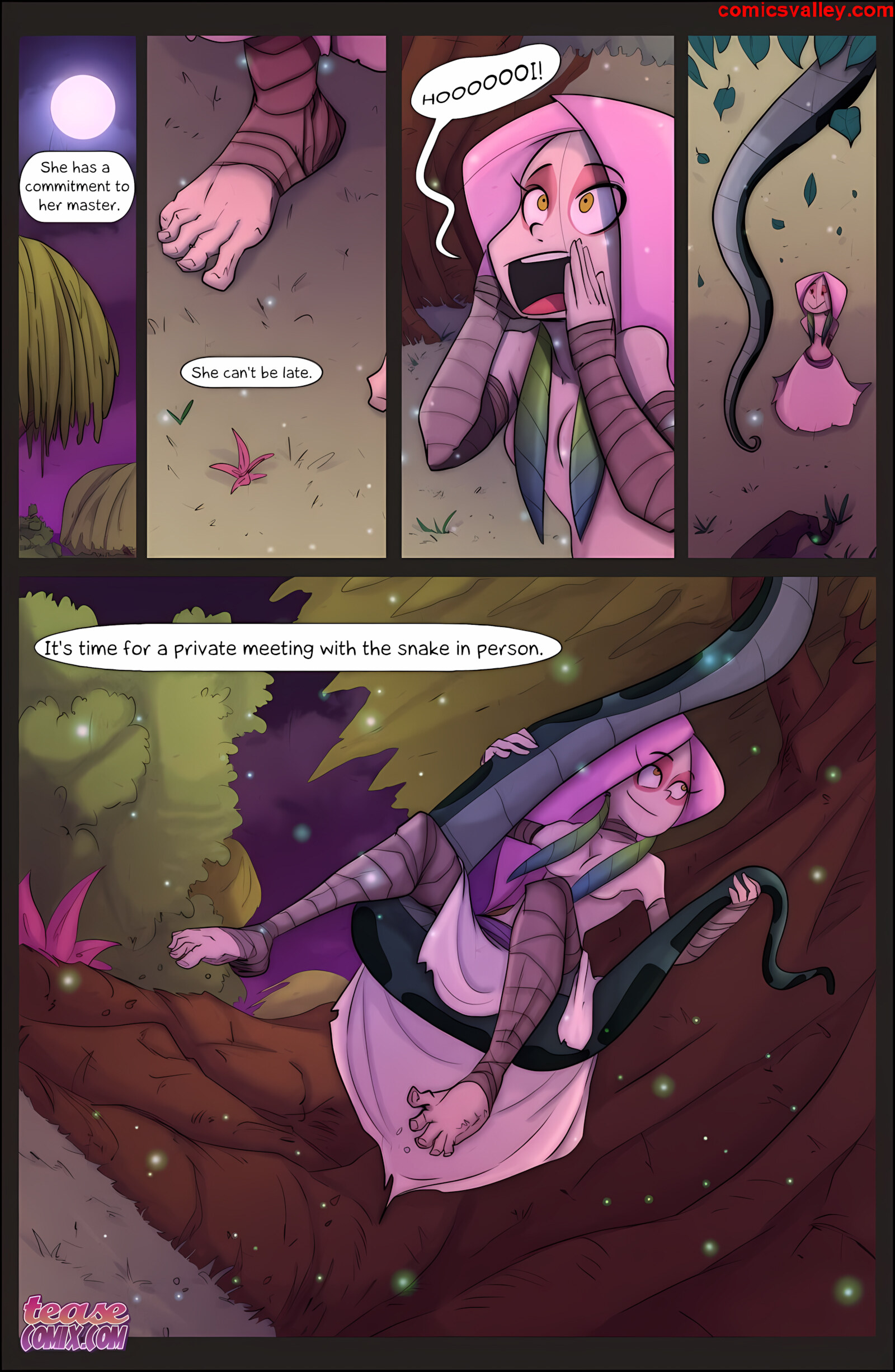 Of The Snake And The Girl [Tease Comix], Of The Snake and The Girl 5 - Fixxxer, page 17 of 30