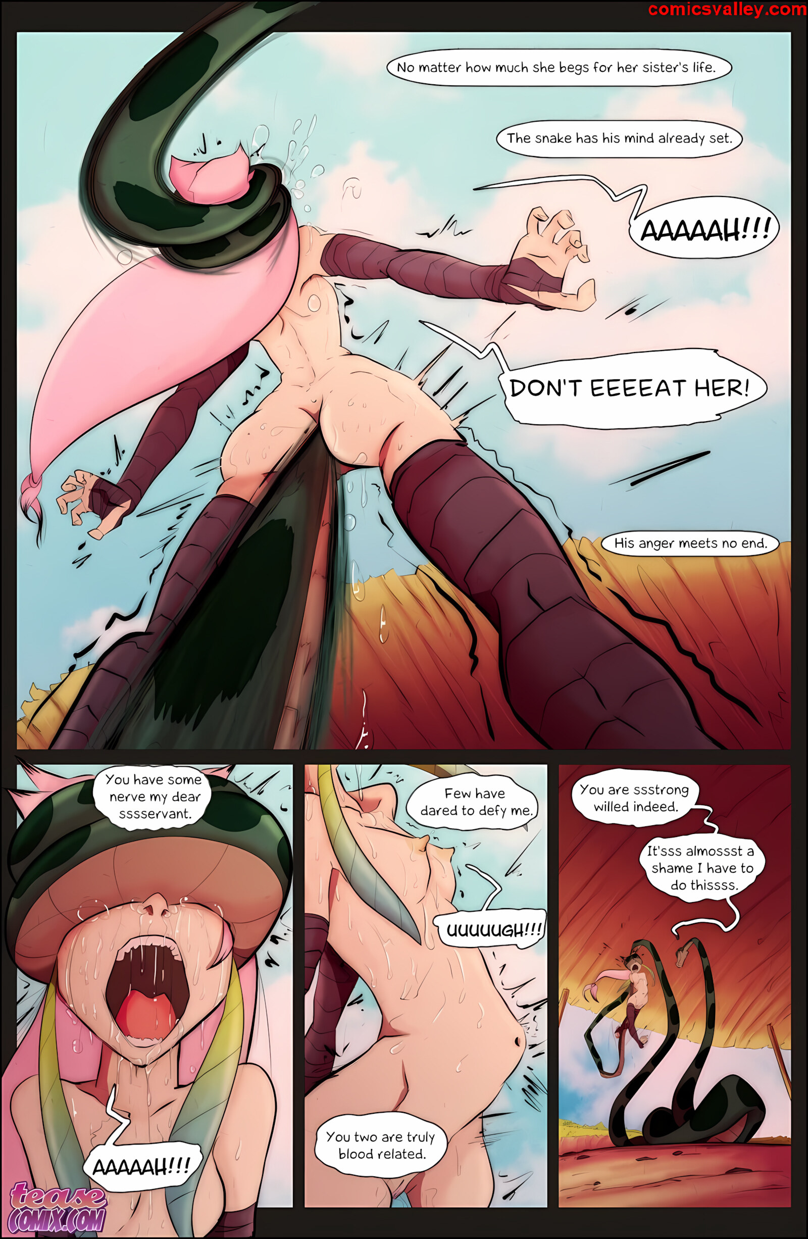 Of The Snake And The Girl [Tease Comix], Of The Snake and The Girl 5 - Fixxxer, page 23 of 30