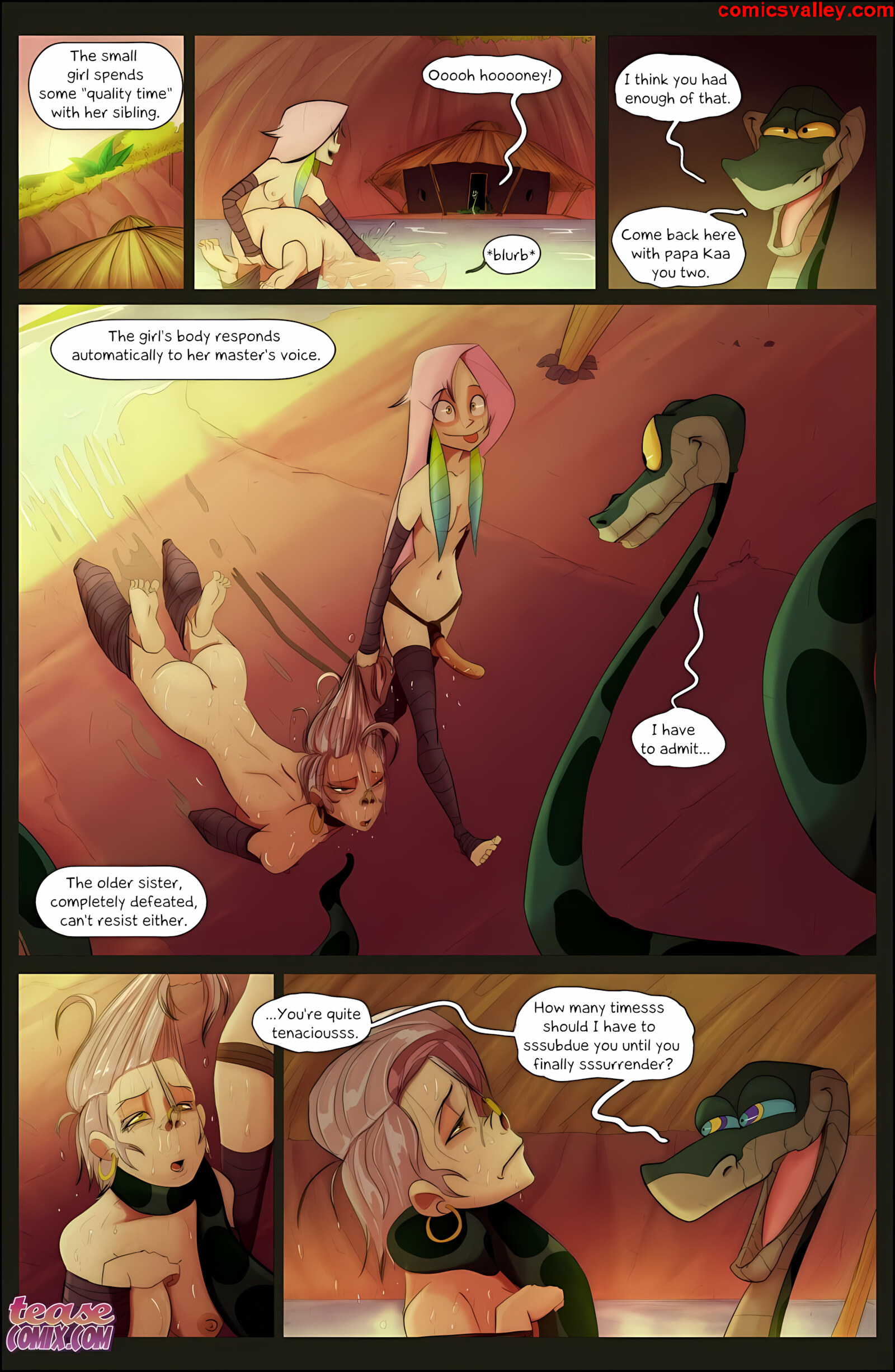 Of The Snake And The Girl [Tease Comix], Of The Snake and The Girl 5 - Fixxxer, page 4 of 30