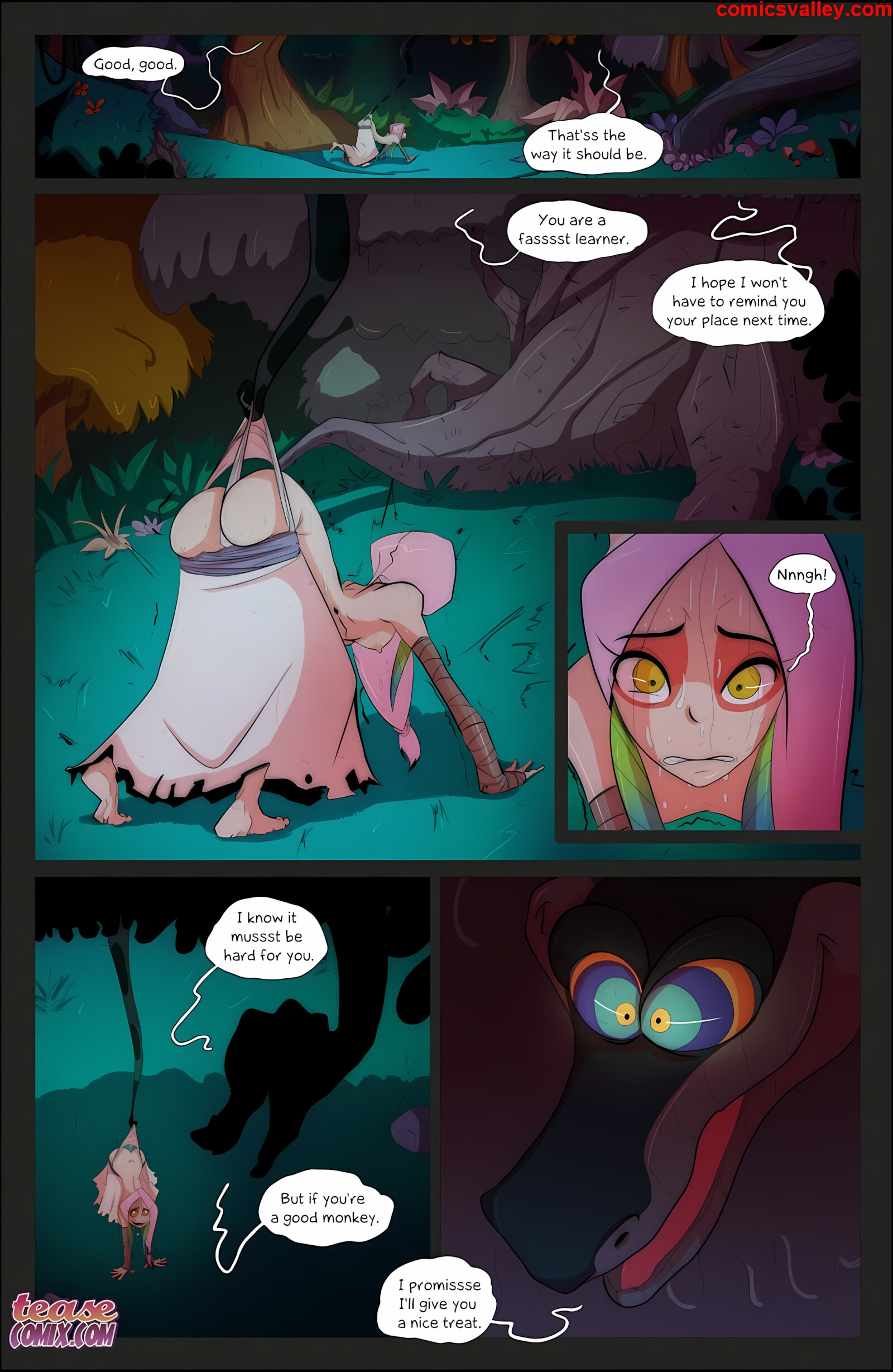 Of The Snake And The Girl [Tease Comix], Of The Snake and The Girl 4 - Fixxxer, page 4 of 23