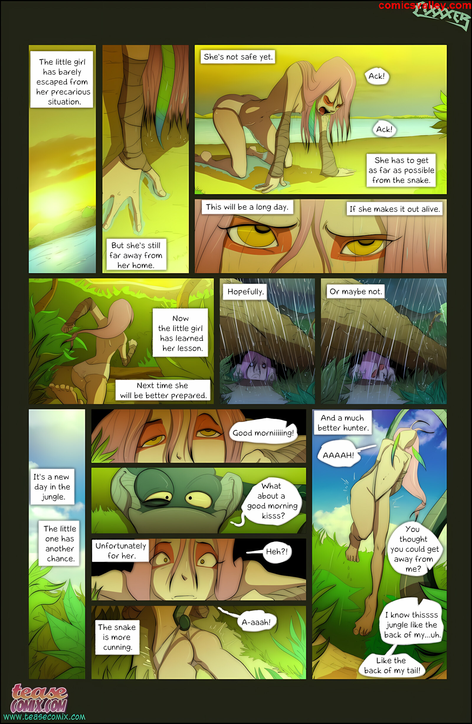 Of The Snake And The Girl [Tease Comix], Of The Snake and The Girl 2 - Fixxxer, page 11 of 23