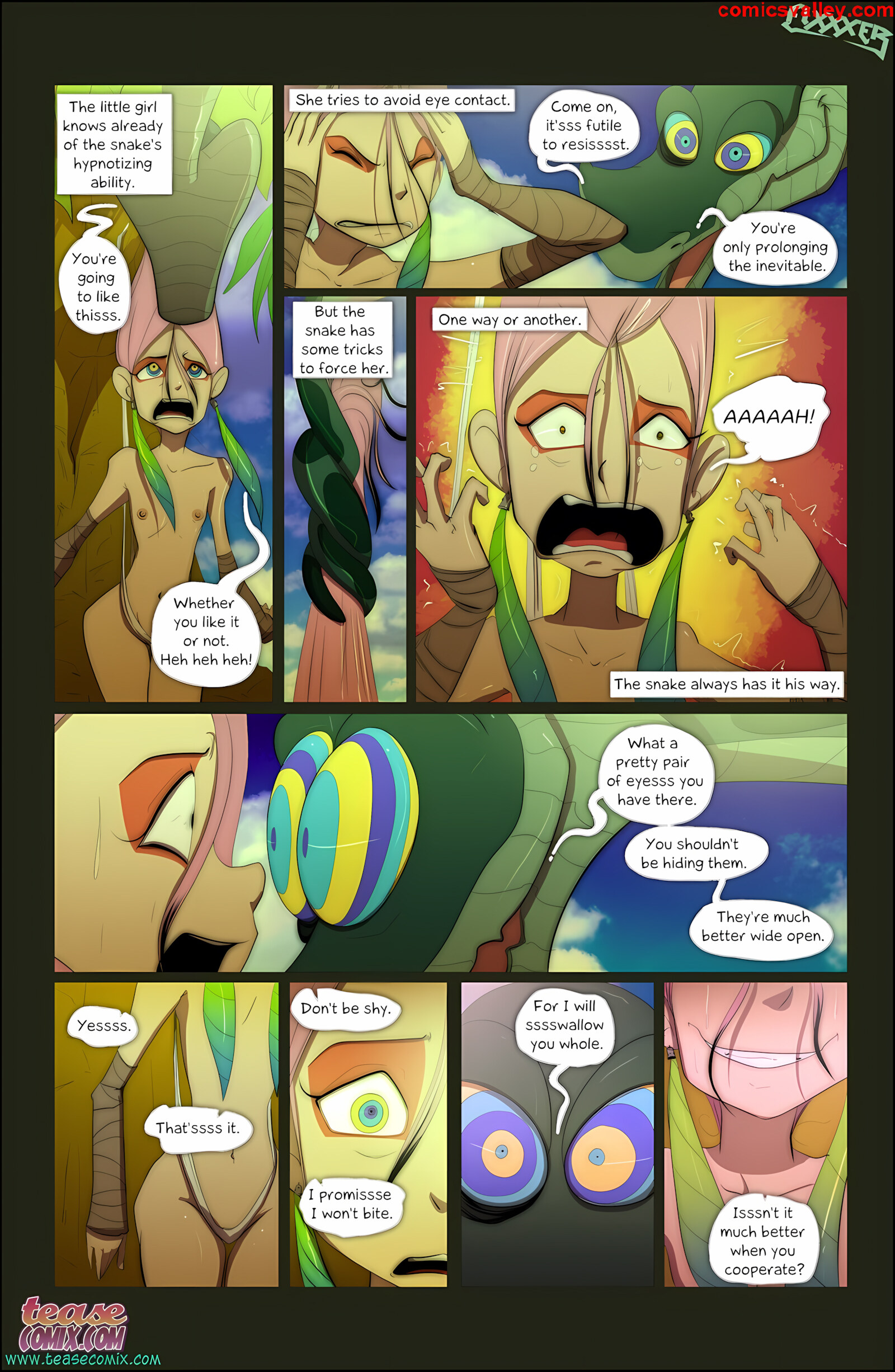 Of The Snake And The Girl [Tease Comix], Of The Snake and The Girl 2 - Fixxxer, page 14 of 23