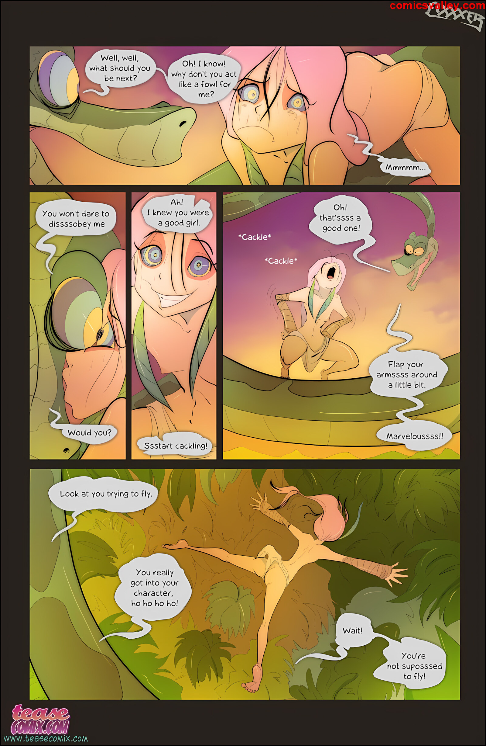 Of The Snake And The Girl [Tease Comix], Of The Snake and The Girl 2 - Fixxxer, page 18 of 23