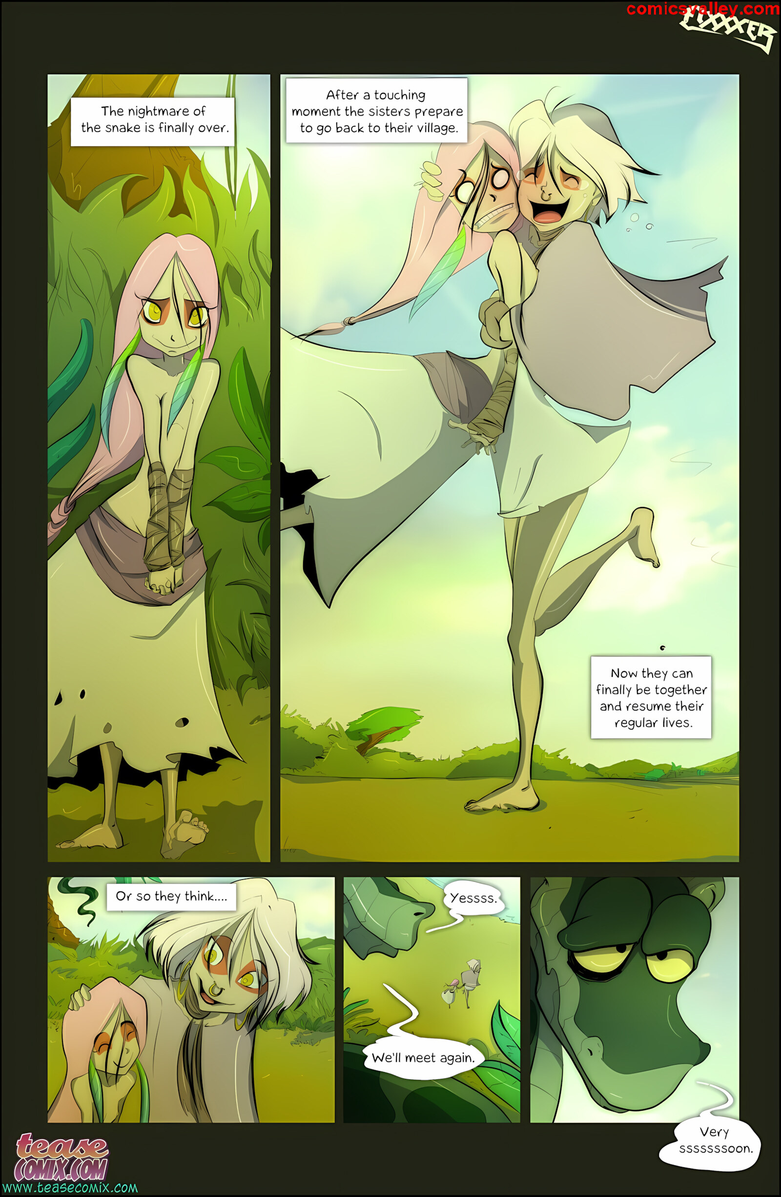 Of The Snake And The Girl [Tease Comix], Of The Snake and The Girl 2 - Fixxxer, page 23 of 23