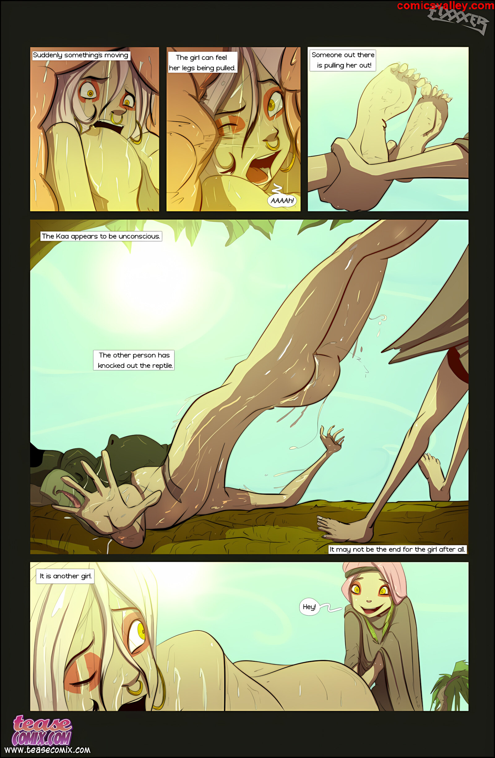 Of The Snake And The Girl [Tease Comix], Of The Snake and The Girl 1 - Fixxxer, page 21 of 22