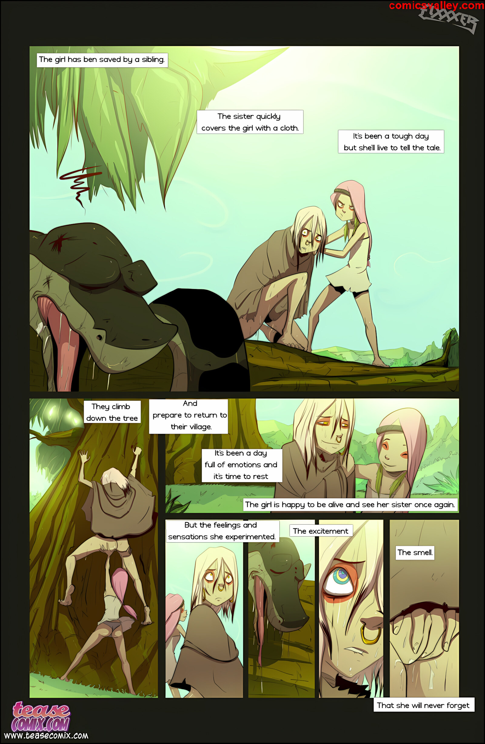 Of The Snake And The Girl [Tease Comix], Of The Snake and The Girl 1 - Fixxxer, page 22 of 22