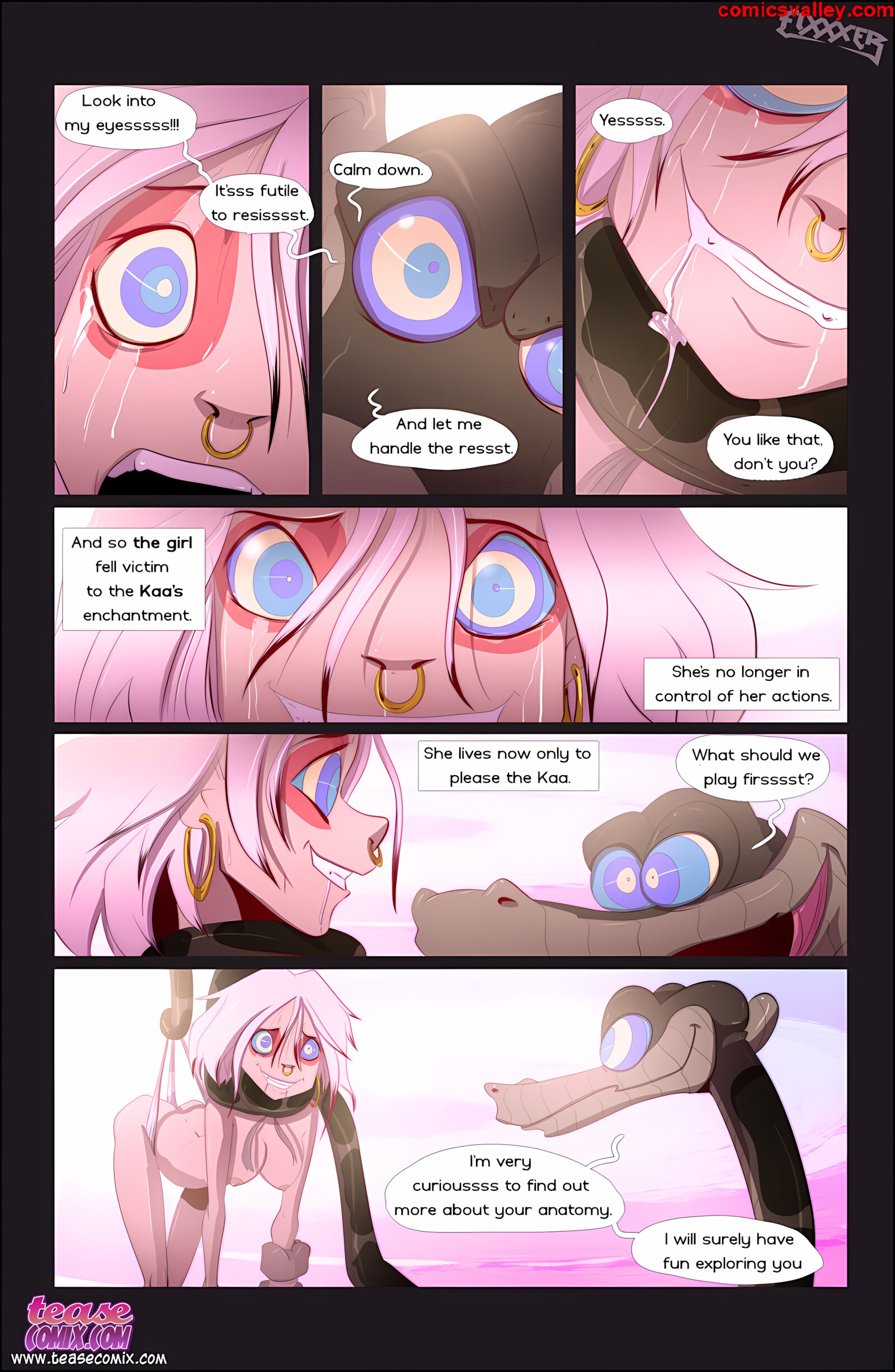 Of The Snake And The Girl [Tease Comix], Of The Snake and The Girl 1 - Fixxxer, page 10 of 22