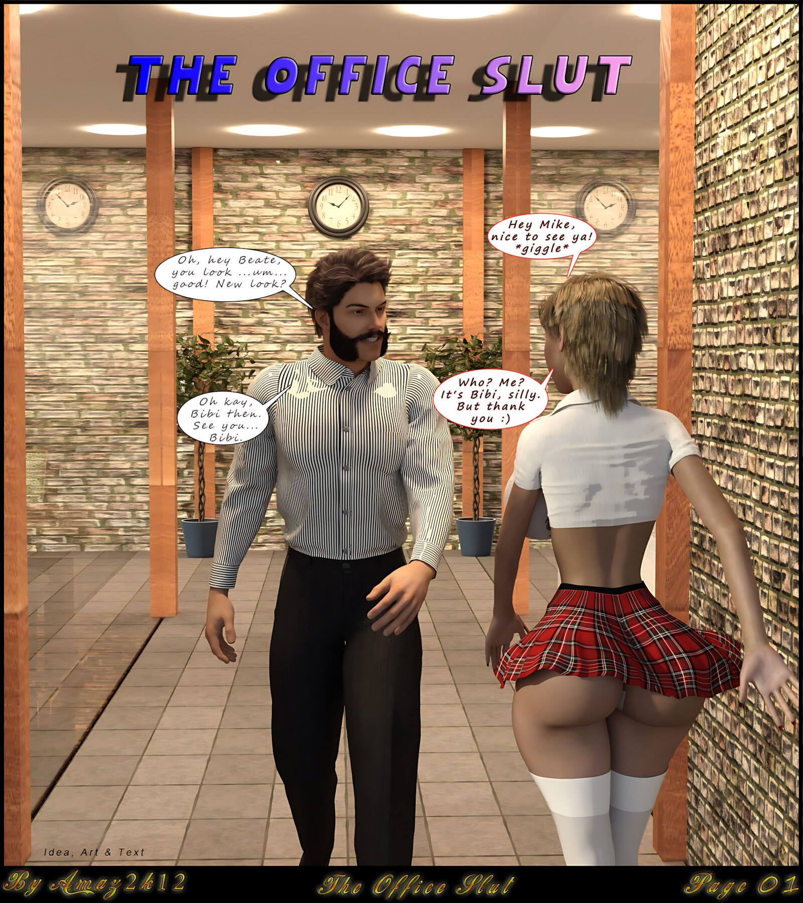 Office Slut [Amazeroth], Office Slut, page 1 of 67