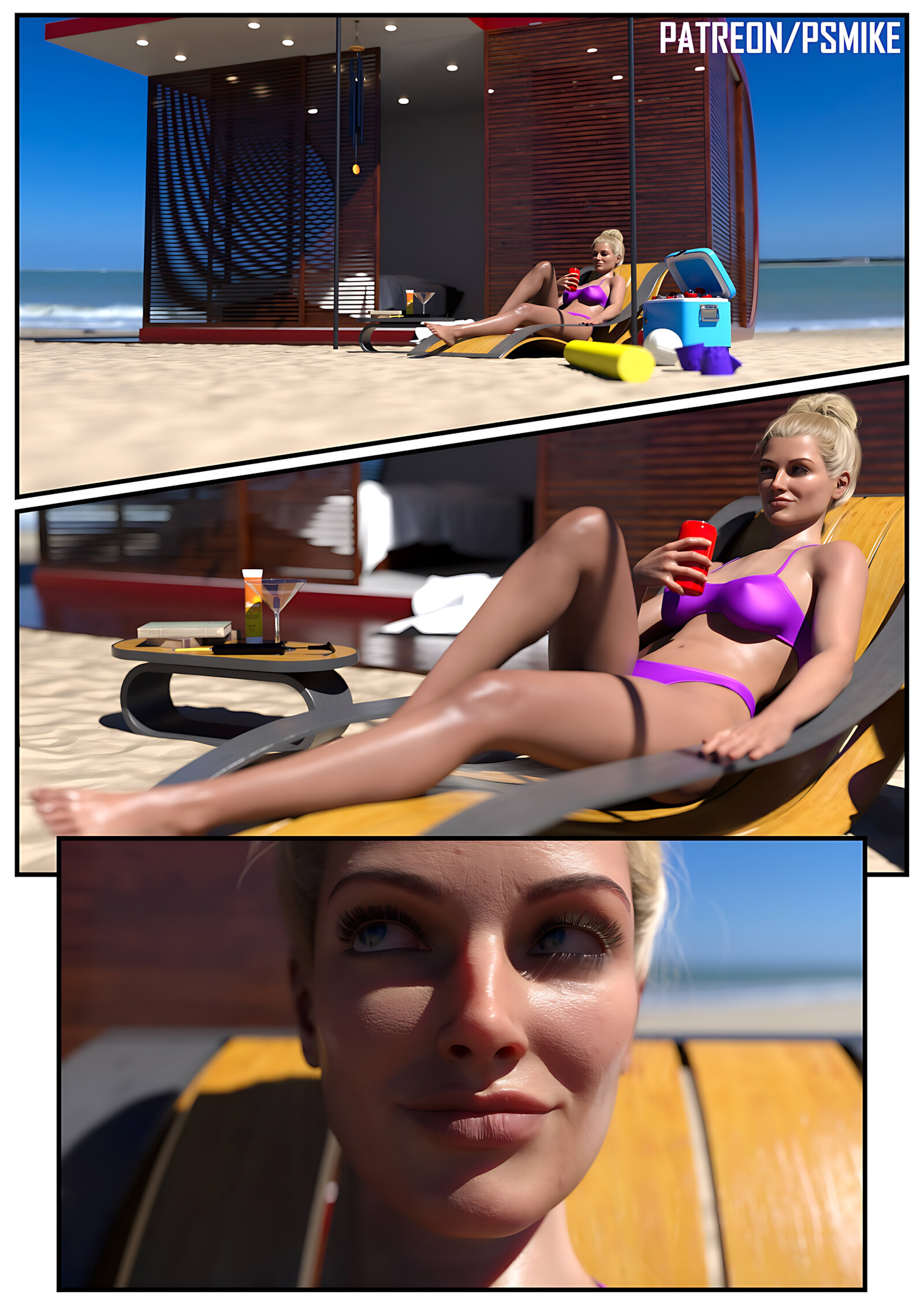 On The Beach [Psmike], On The Beach, page 1 of 63