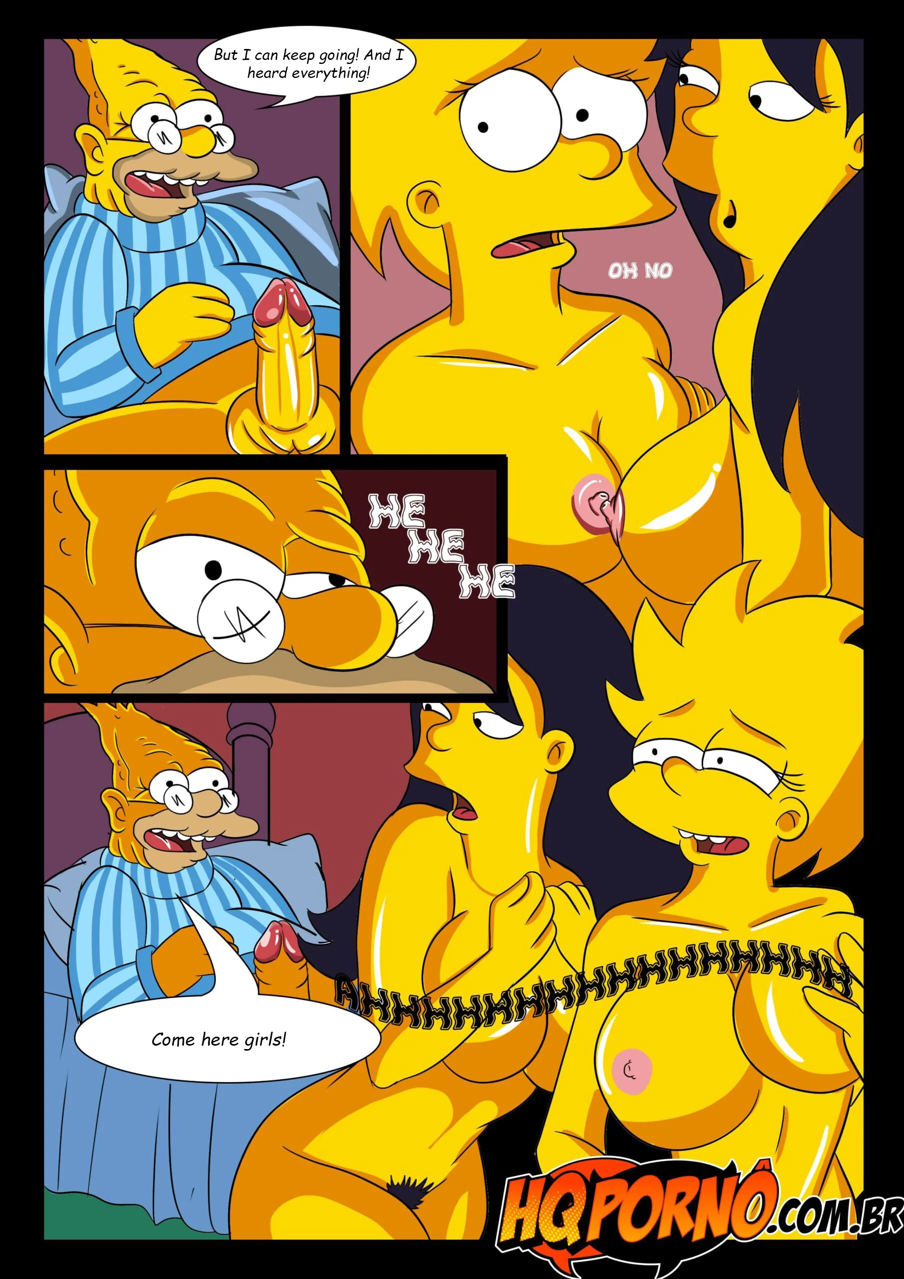 OS Simpsons (The Simpsons), 4 . OS Simpsons - Sleepover At Grandpa's House 2 - Chapter 4, page 11 of 11