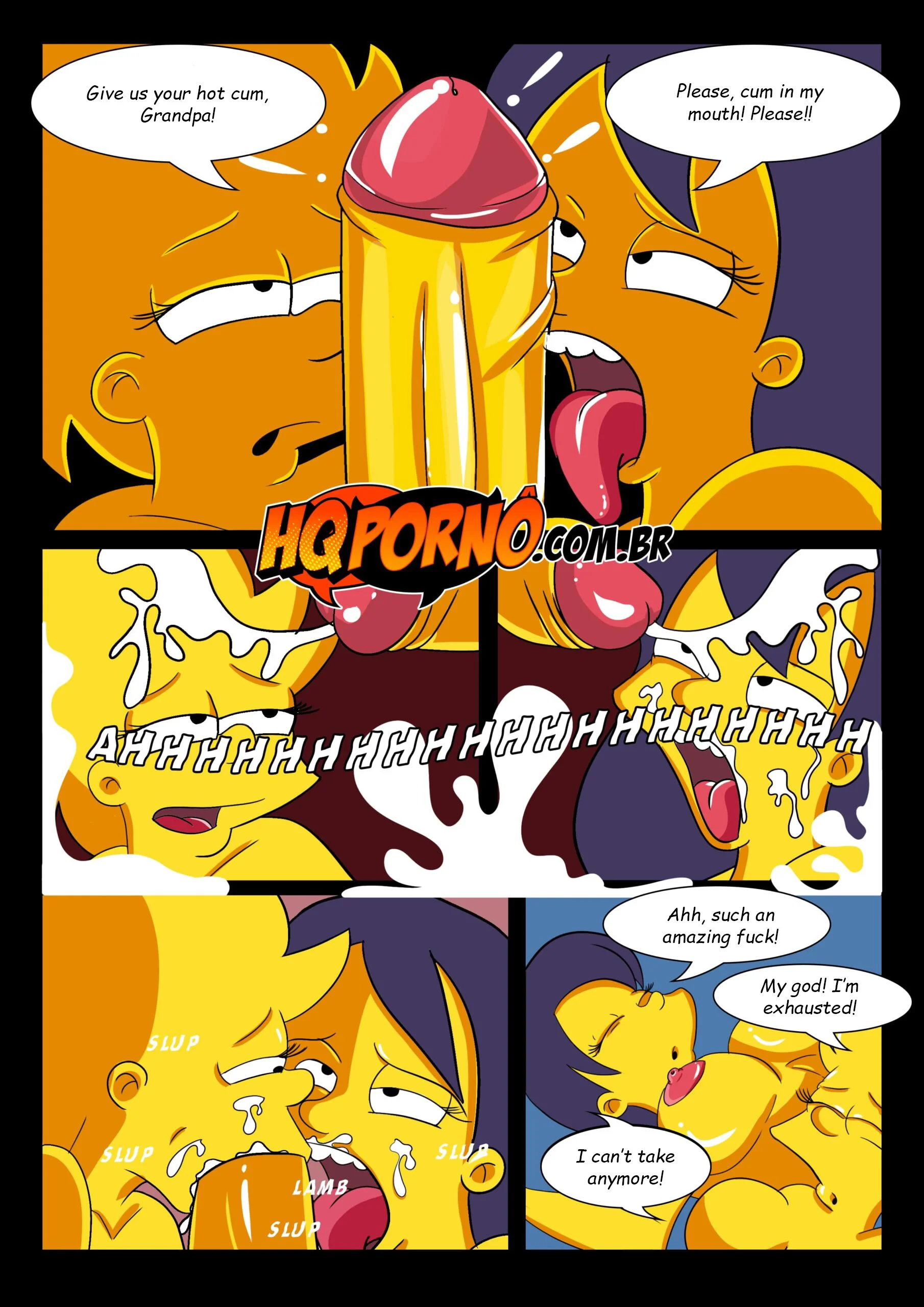 OS Simpsons (The Simpsons), 4 . OS Simpsons - Sleepover At Grandpa's House 2 - Chapter 4, page 10 of 11