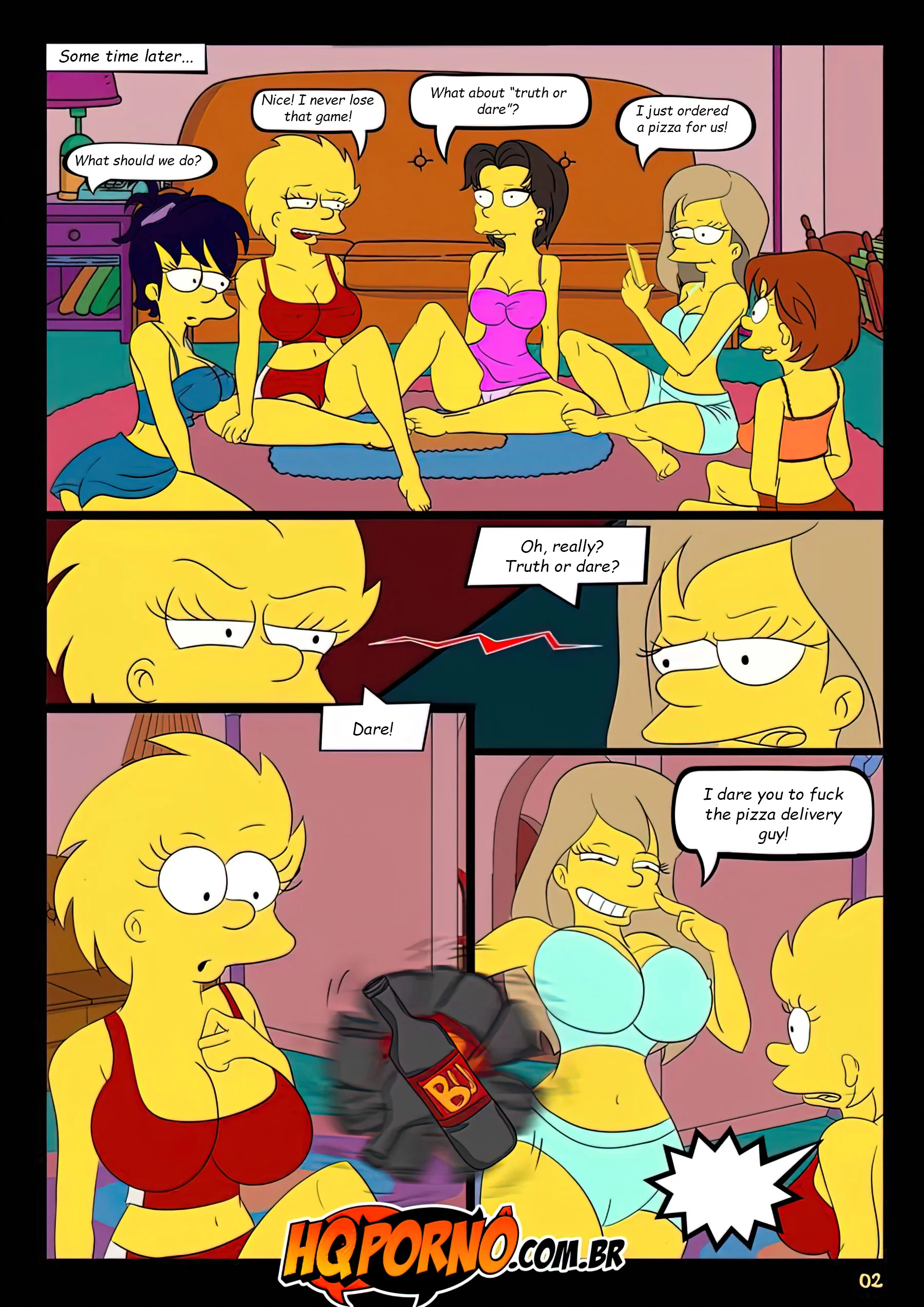 OS Simpsons (The Simpsons), 2 . OS Simpsons - The Pizza Dare - Chapter 2, page 3 of 10