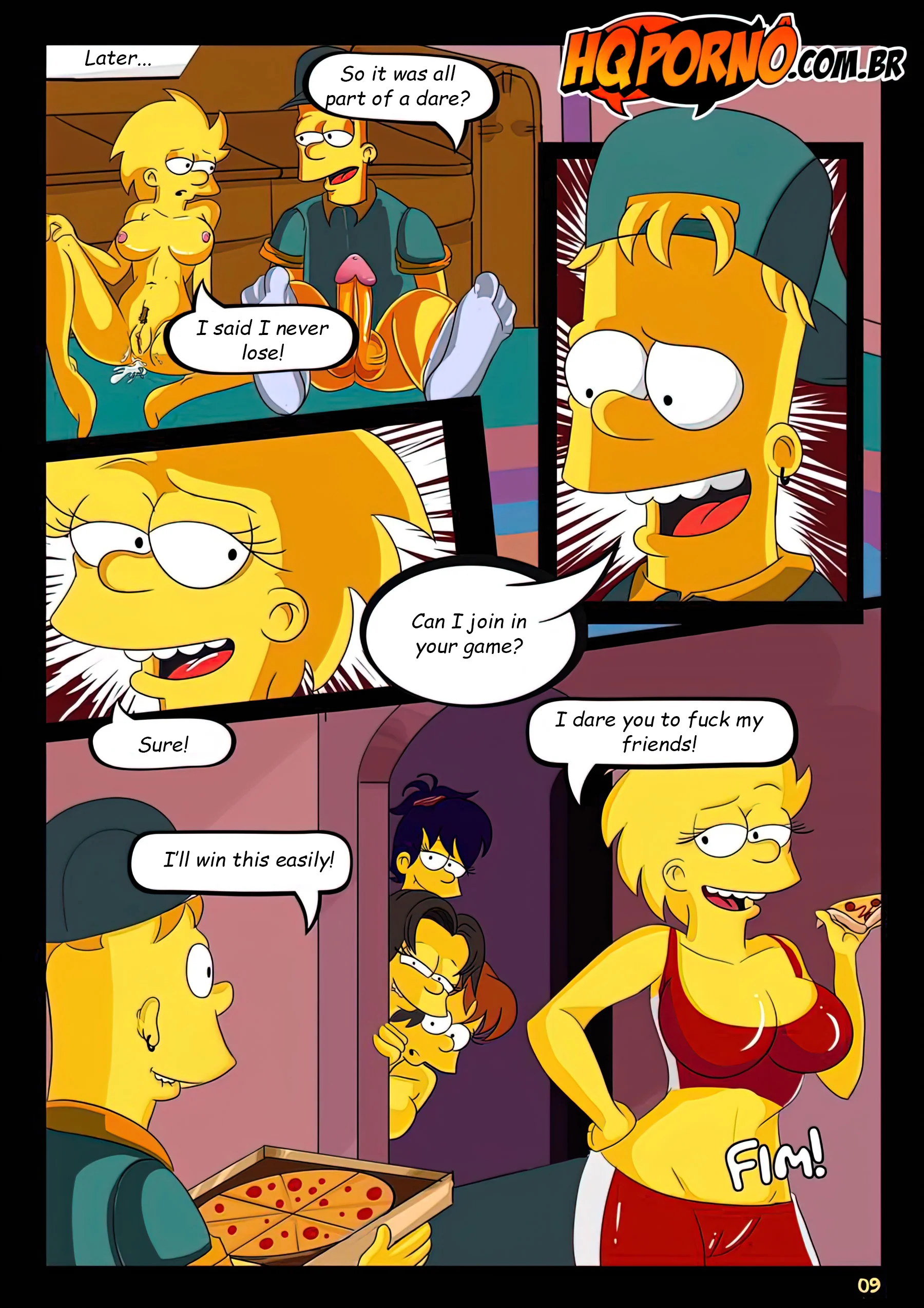 OS Simpsons (The Simpsons), 2 . OS Simpsons - The Pizza Dare - Chapter 2, page 10 of 10