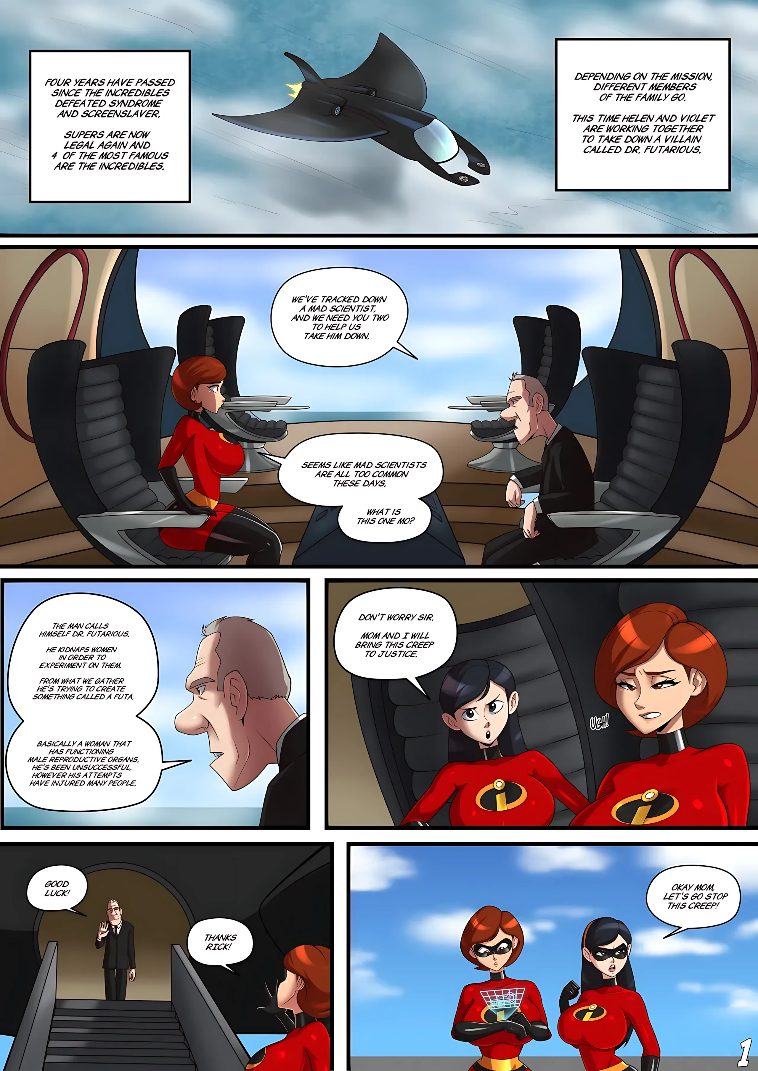 Helen’s Stretchy Situation – Incestibles [Parvad], Helen's Stretchy Situation - Incestibles, page 2 of 25