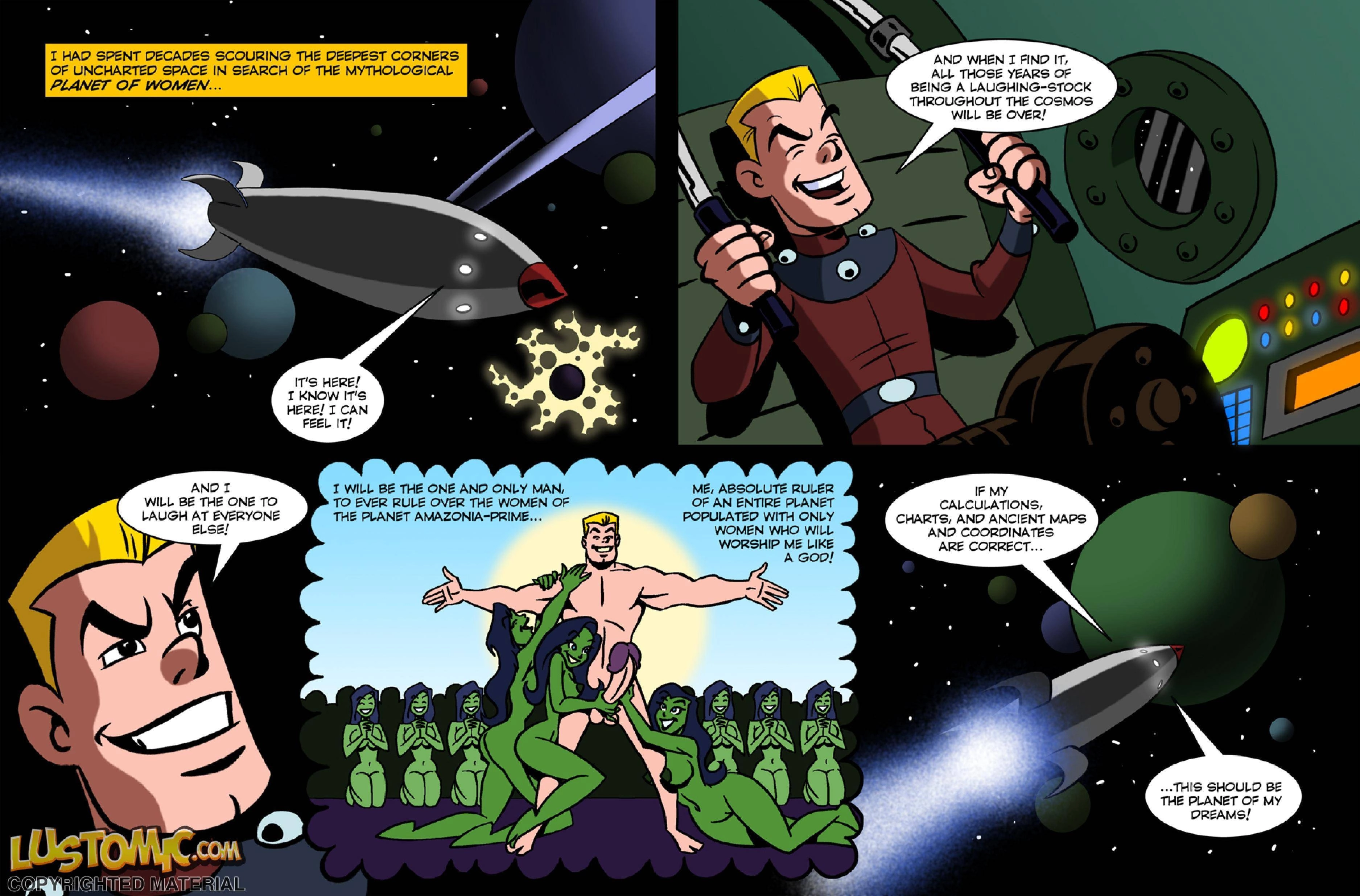 Planet of Women [Basta Comix], Planet of Women, page 1 of 20