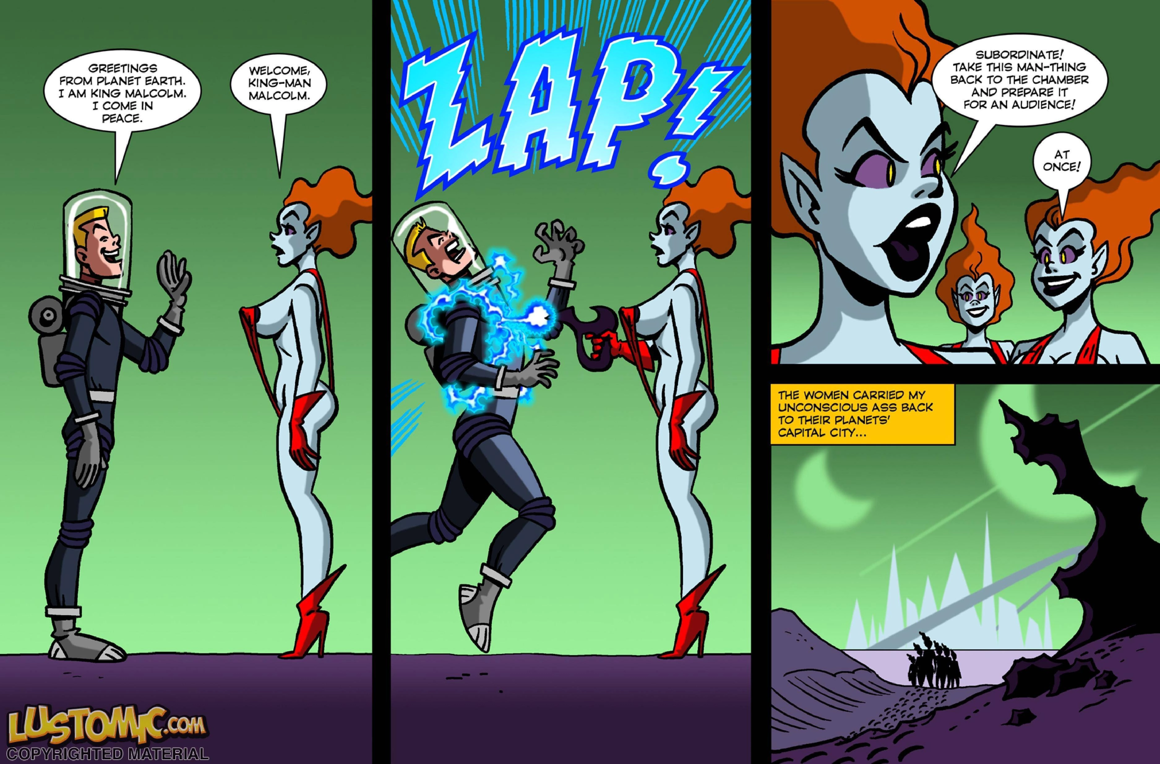 Planet of Women [Basta Comix], Planet of Women, page 3 of 20