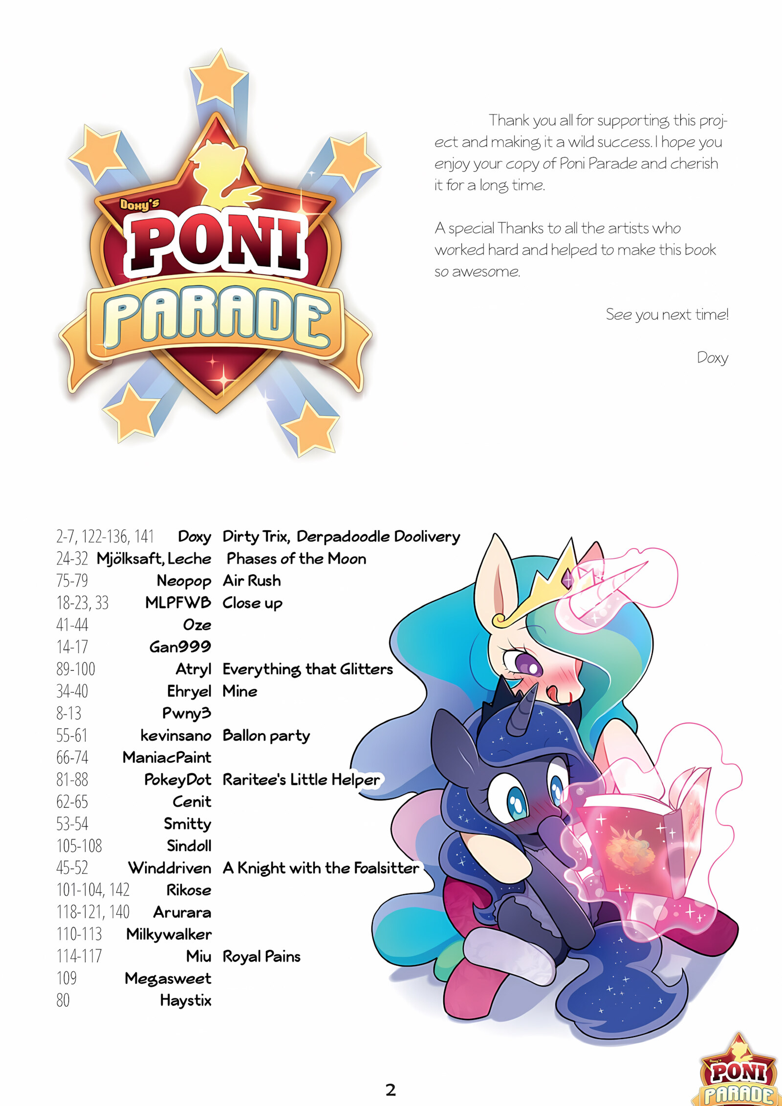 Poni Parade [Various], Poni Parade, page 2 of 184