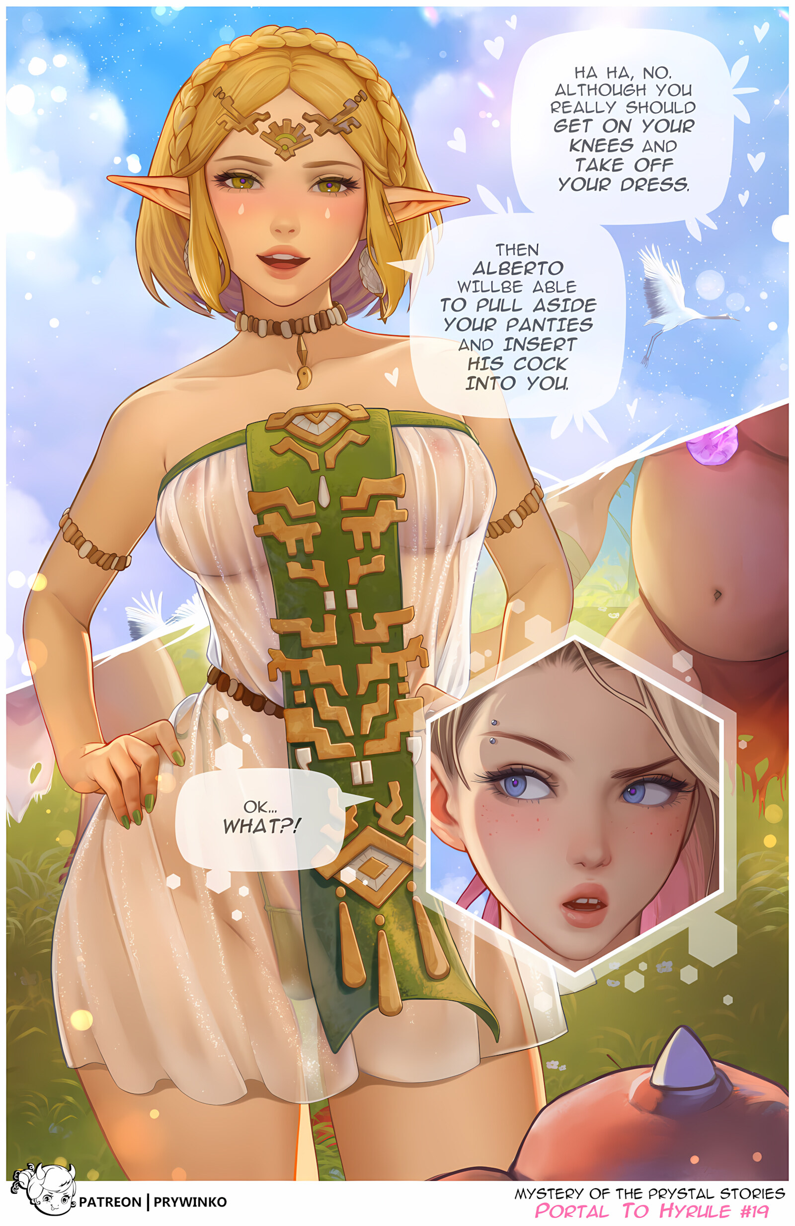 Portal to Hyrule [Prywinko], Across The Spider-Verse Portal To Hyrule (Futa), page 19 of 57