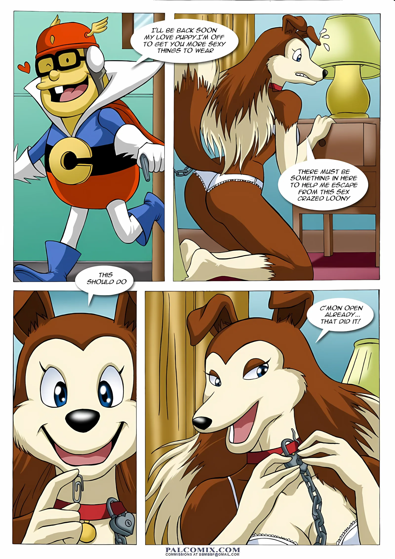 Puppy Love (Inspector Gadget) [Palcomix], 2 . Puppy Love - Chapter 2 (Inspector Gadget) [Palcomix], page 3 of 16