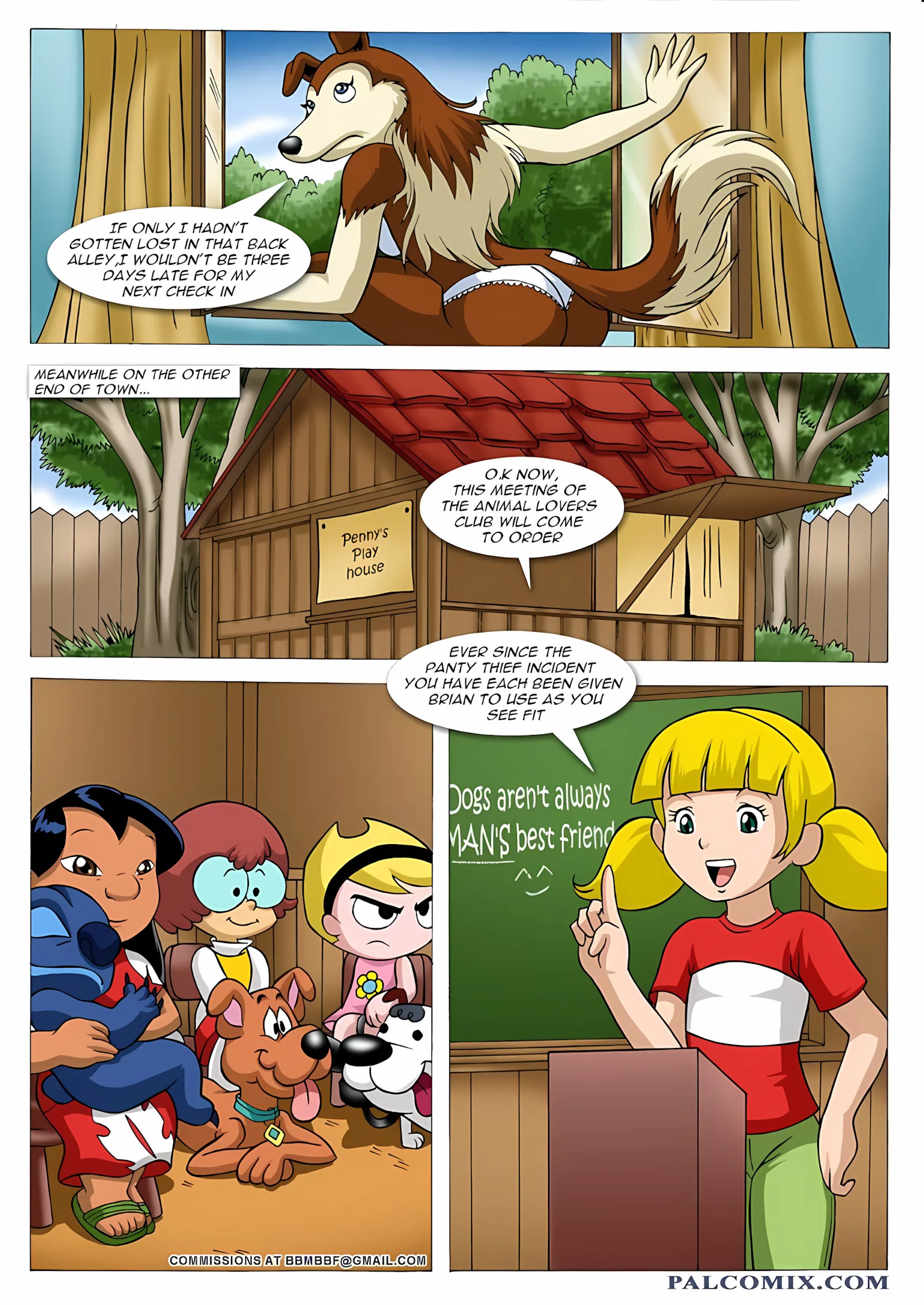 Puppy Love (Inspector Gadget) [Palcomix], 2 . Puppy Love - Chapter 2 (Inspector Gadget) [Palcomix], page 4 of 16