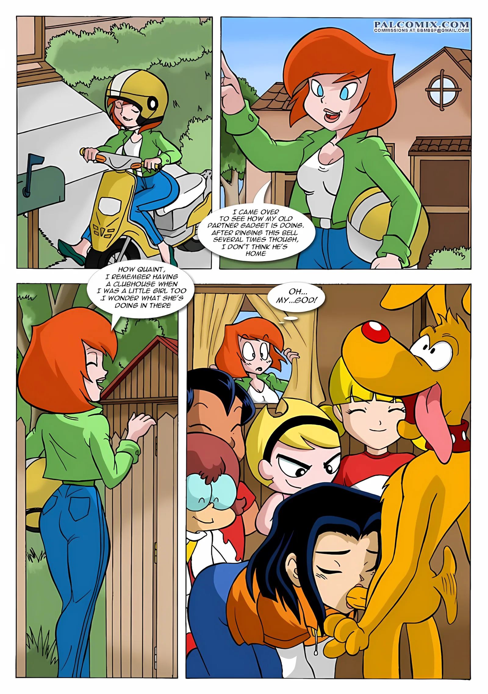Puppy Love (Inspector Gadget) [Palcomix], 2 . Puppy Love - Chapter 2 (Inspector Gadget) [Palcomix], page 7 of 16