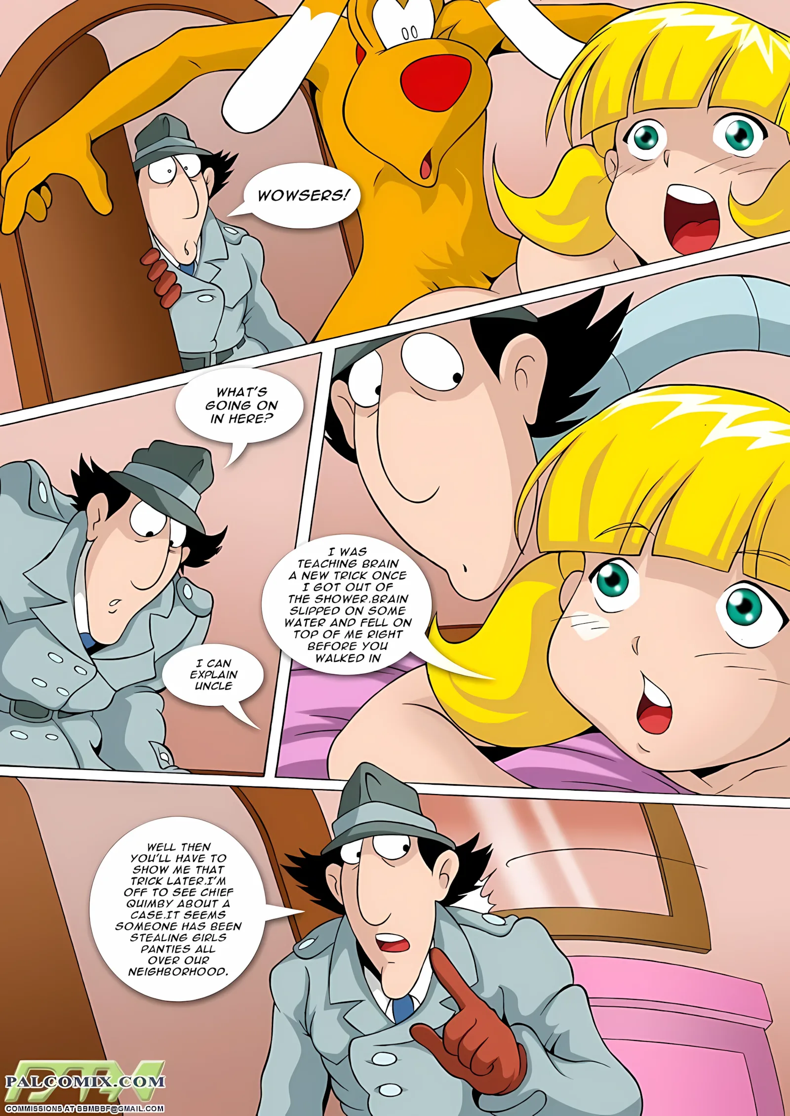 Puppy Love (Inspector Gadget) [Palcomix], 1 . Puppy Love - Chapter 1 (Inspector Gadget) [Palcomix], page 11 of 12