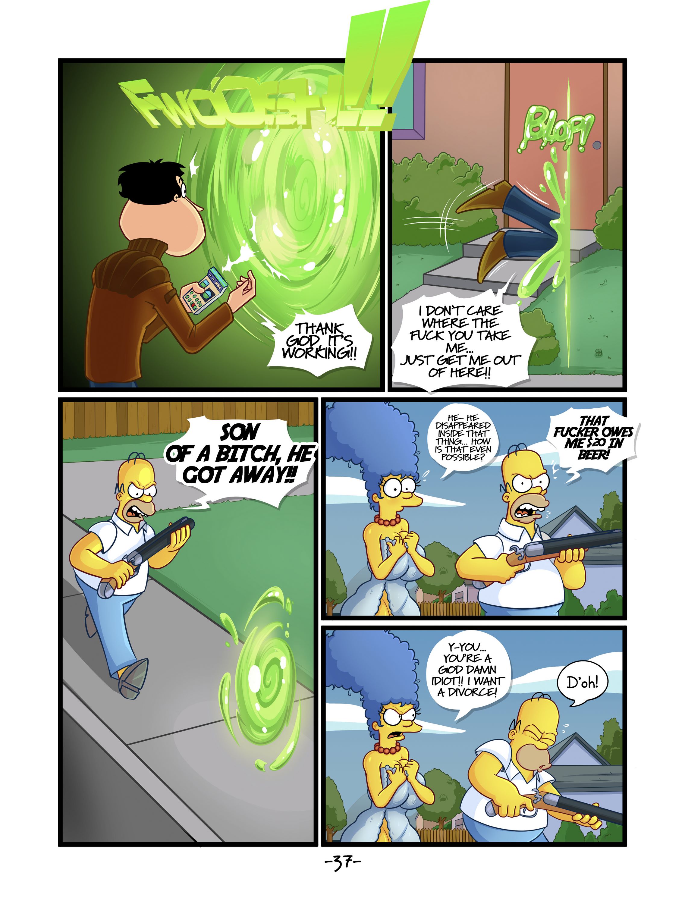 Quagmire Into The Multiverse [Kogeikun], Quagmire Into The Multiverse 2, page 37 of 39