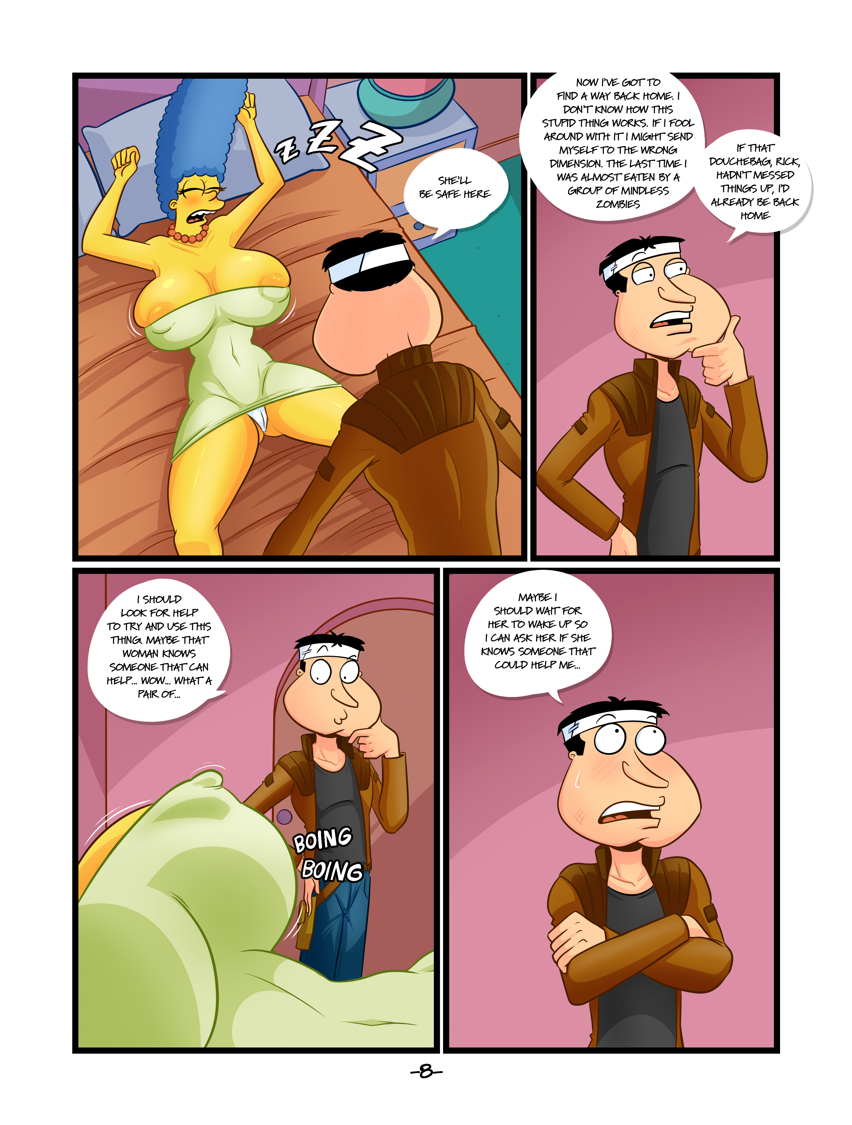 Quagmire Into The Multiverse [Kogeikun], Quagmire Into The Multiverse 2, page 8 of 39