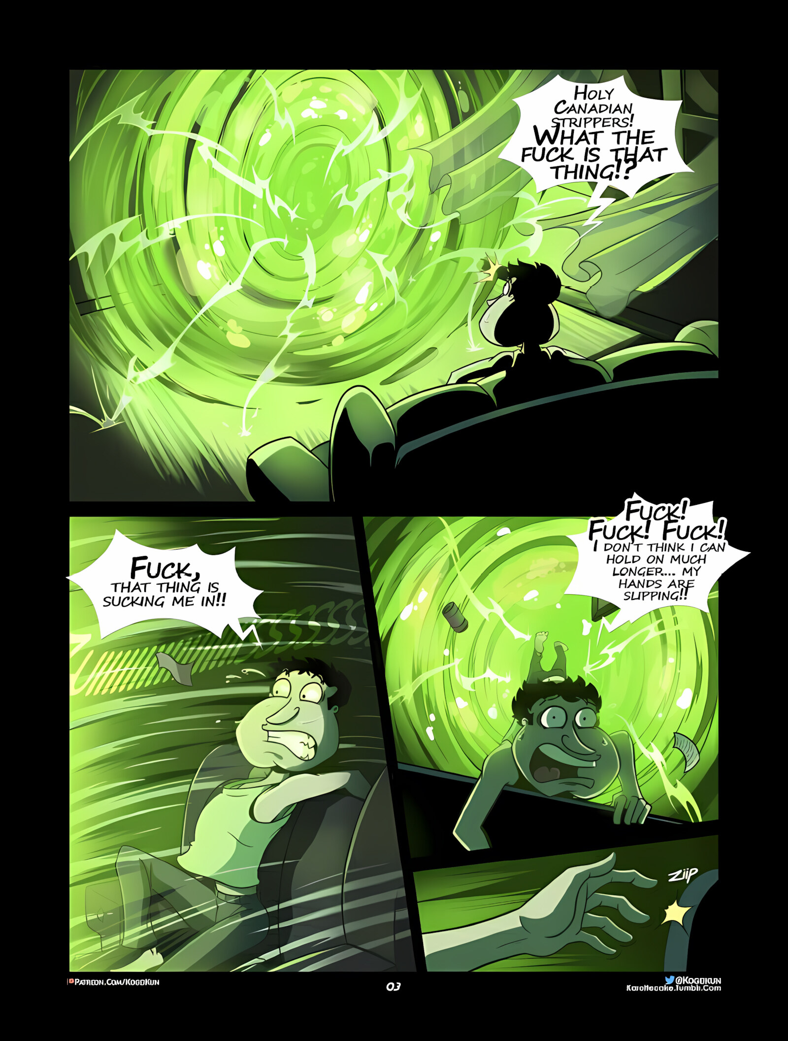 Quagmire Into The Multiverse [Kogeikun], Quagmire Into The Multiverse 1, page 4 of 33