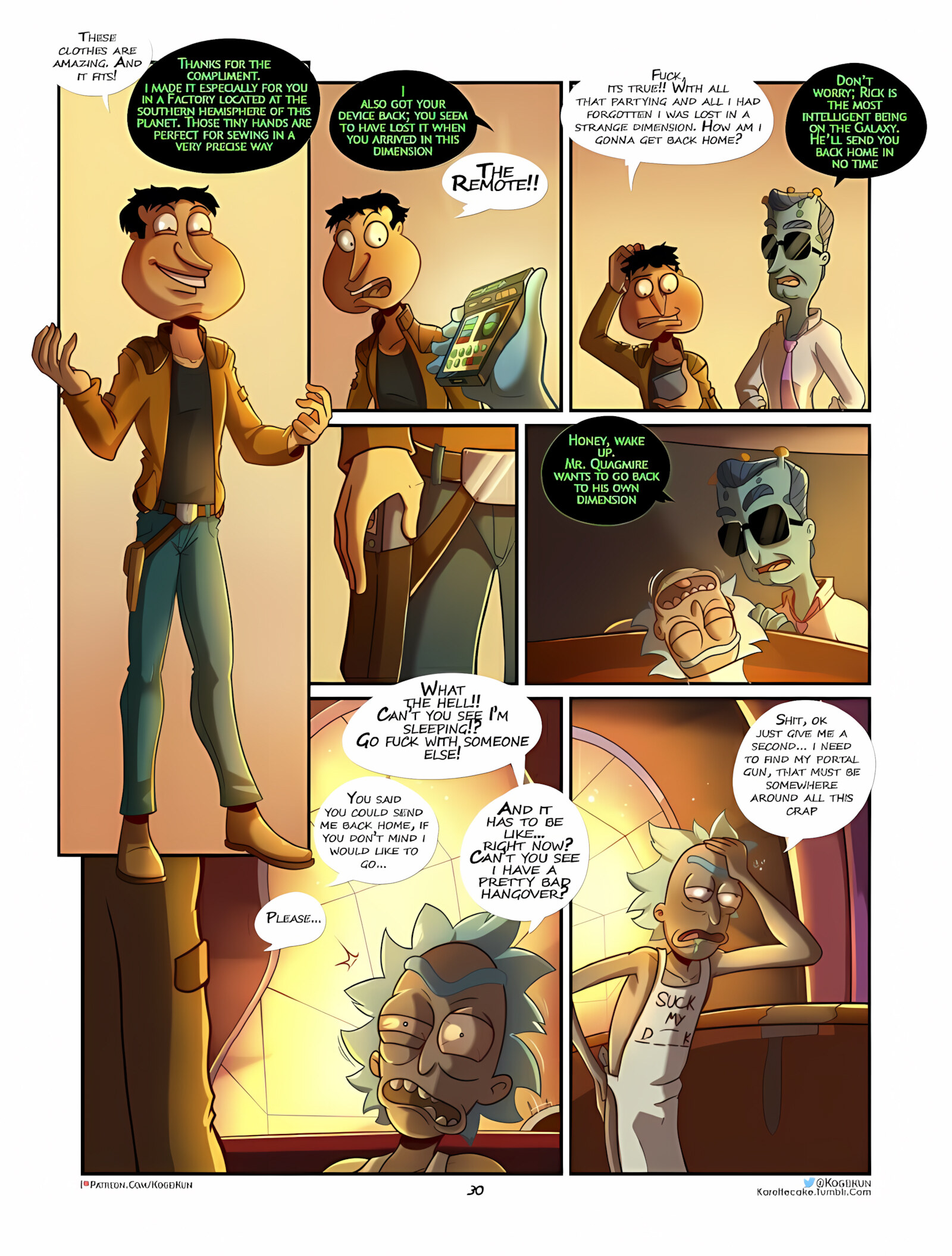 Quagmire Into The Multiverse [Kogeikun], Quagmire Into The Multiverse 1, page 31 of 33
