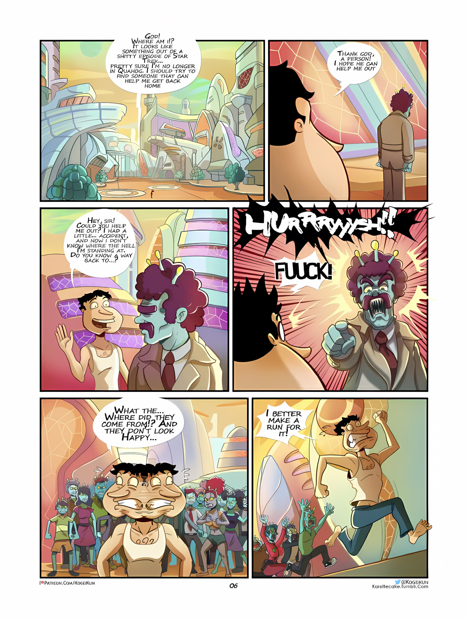 Quagmire Into The Multiverse [Kogeikun], Quagmire Into The Multiverse 1, page 7 of 33