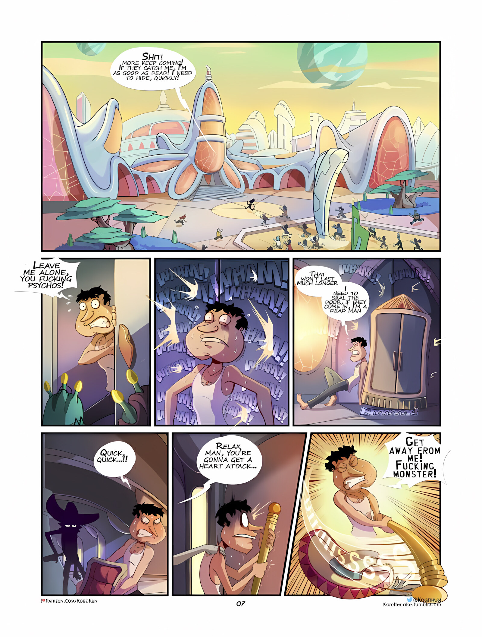 Quagmire Into The Multiverse [Kogeikun], Quagmire Into The Multiverse 1, page 8 of 33