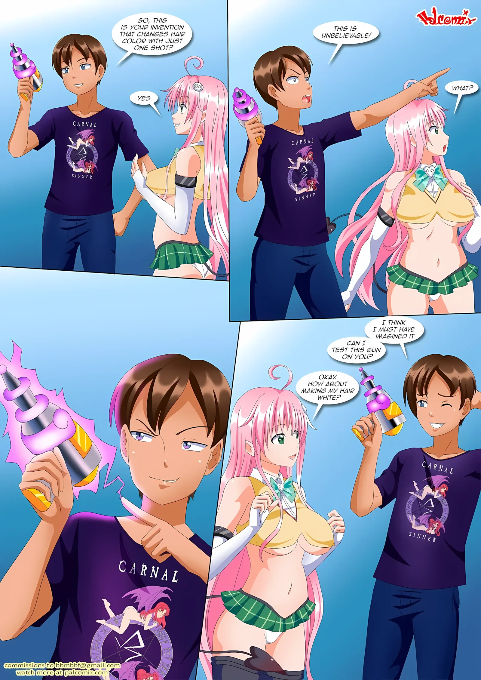 Ray Gun Of Lust (To Love-Ru) [Palcomix], 1 . Ray Gun Of Lust - (To Love-Ru) [Palcomix], page 3 of 12